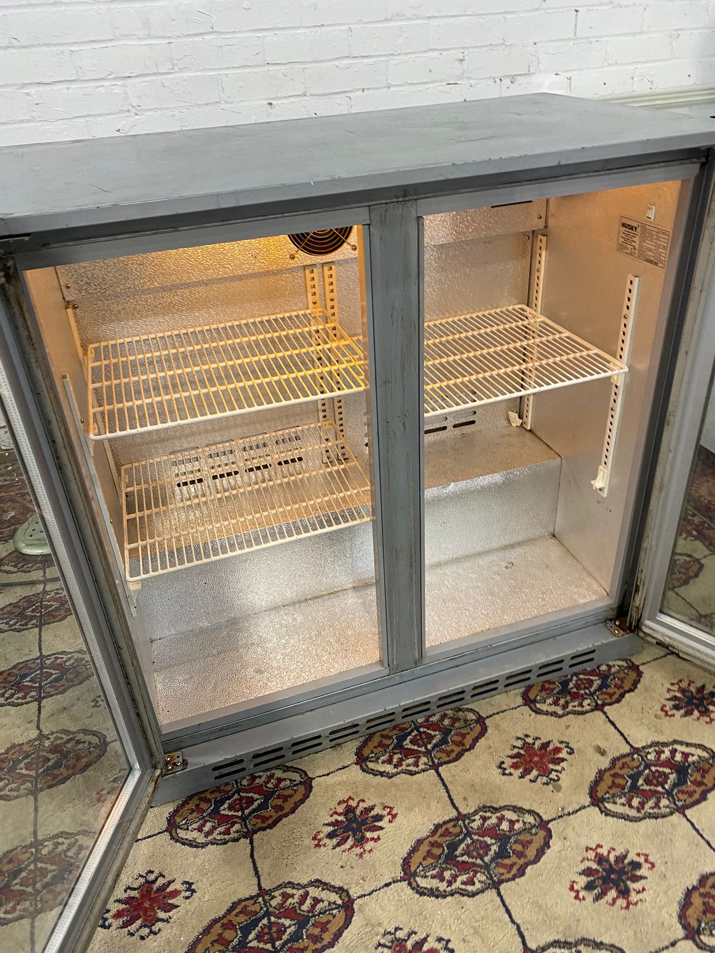 🚚2Doors Commercial Bar Drinks Fridge For Sale