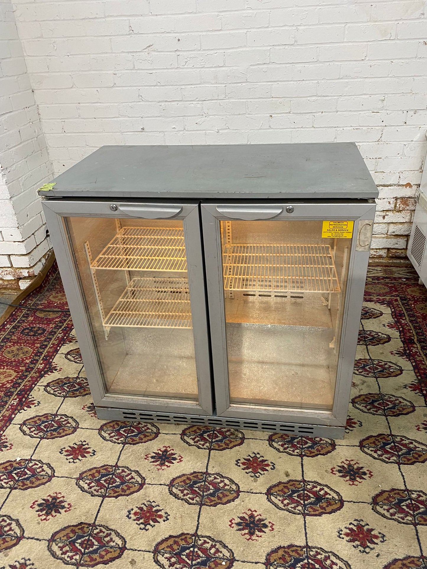 🚚2Doors Commercial Bar Drinks Fridge For Sale