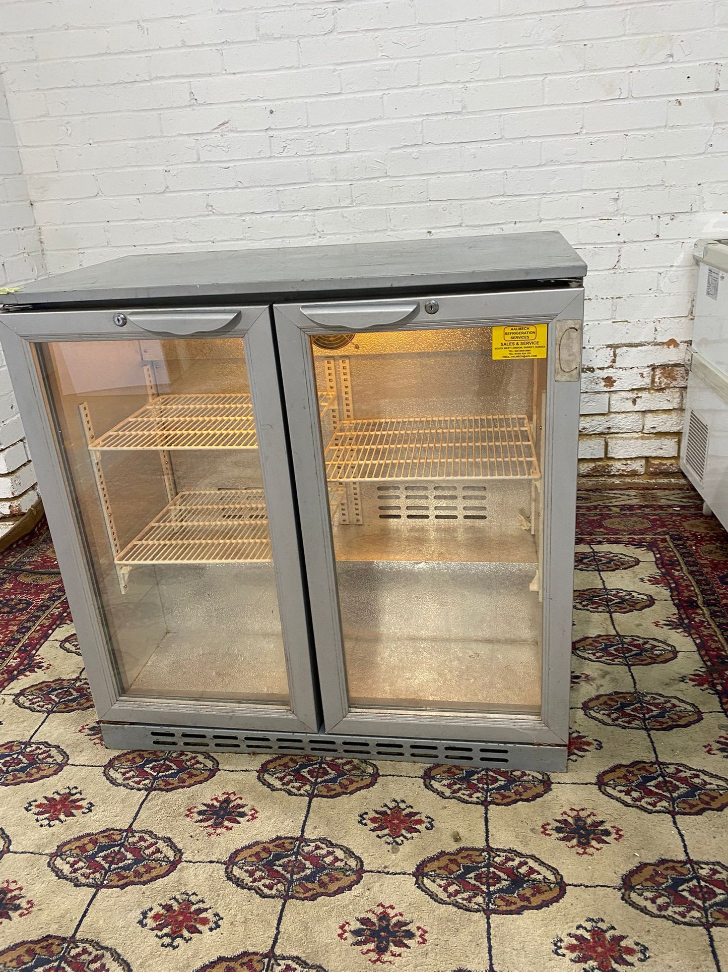 🚚2Doors Commercial Bar Drinks Fridge For Sale