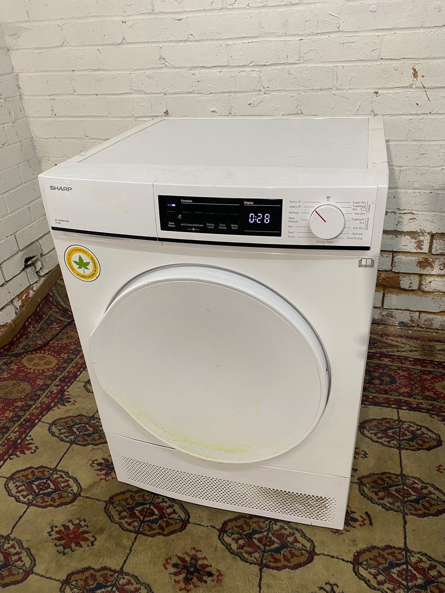 Beautiful Sharp Condenser Dryer For Sale (video available)