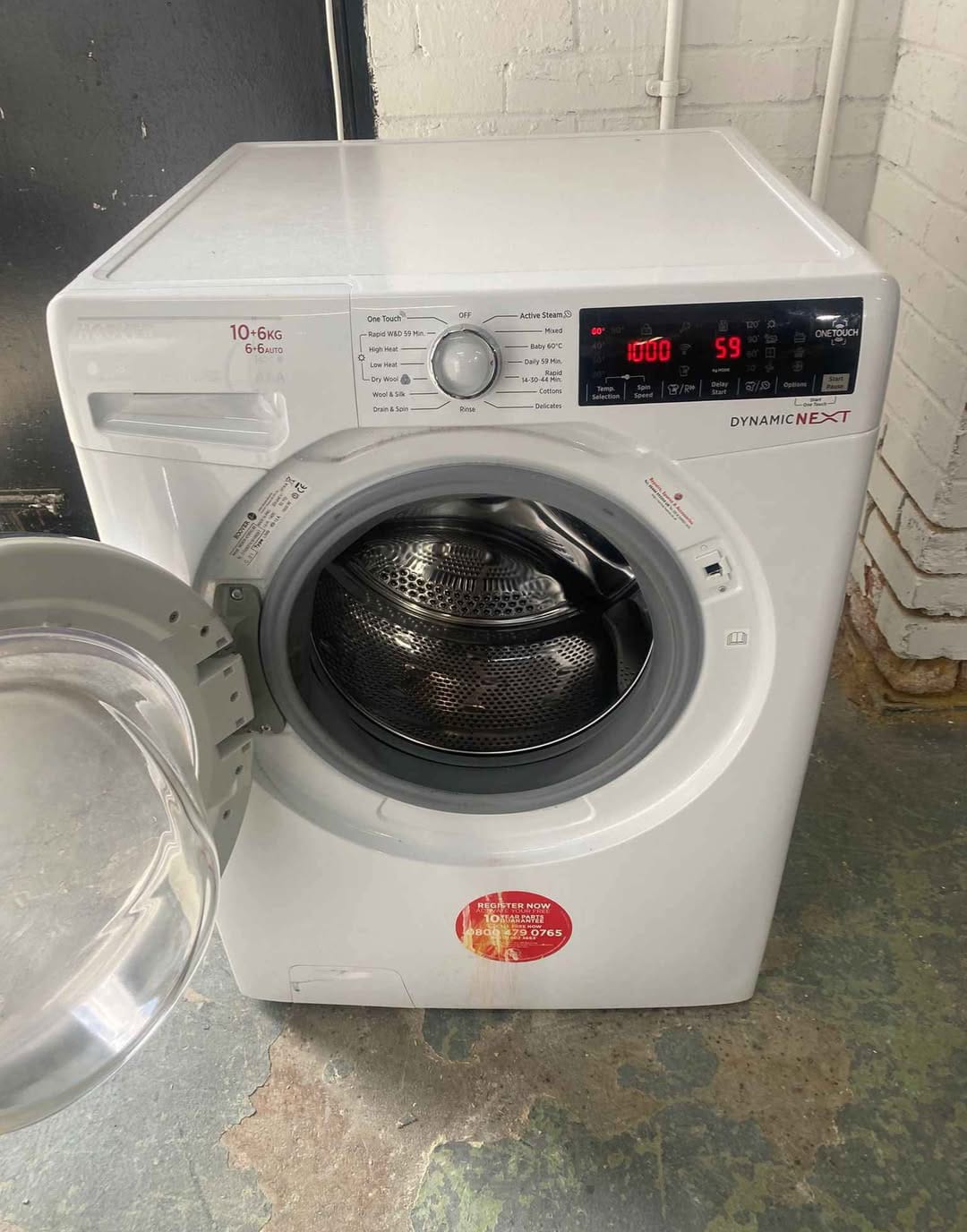 🚚FREE DELIVERY Beautiful Hoover 10/6KG Washer Dryer For Sale