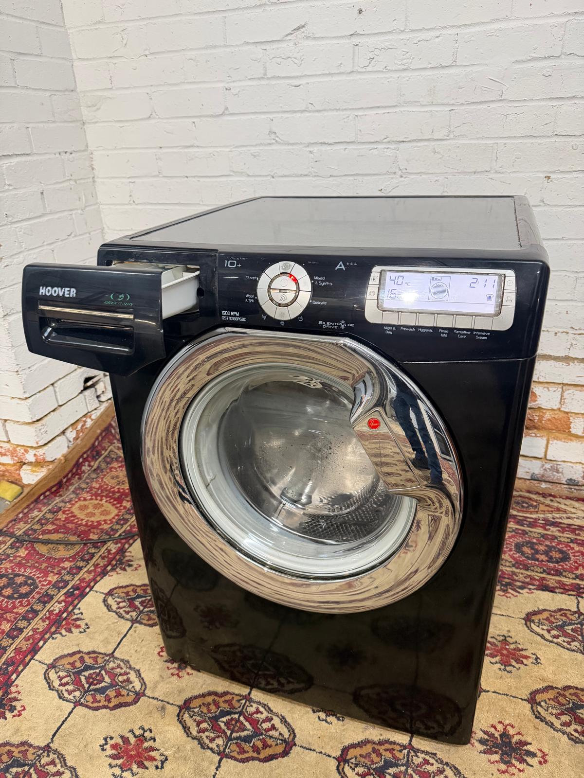 🚚FREE DELIVERY Beautiful Hoover 10KG Black Washing Machine With Touch For Sale