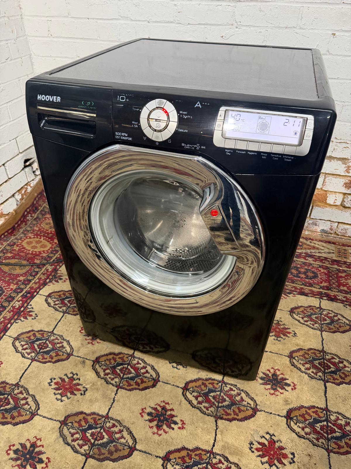 🚚FREE DELIVERY Beautiful Hoover 10KG Black Washing Machine With Touch For Sale