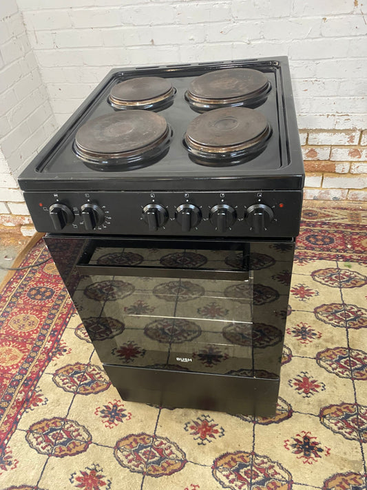 Beautiful 50 CM Bush Black Electric  Cooker With Large Oven For Sale