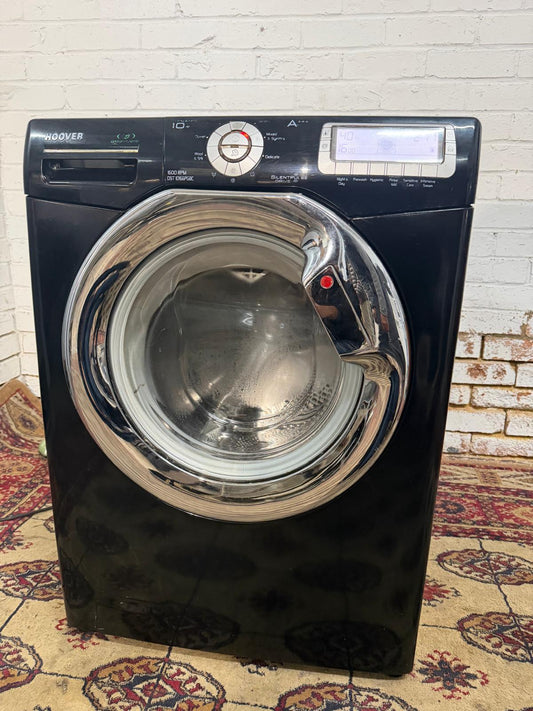 🚚FREE DELIVERY Beautiful Hoover 10KG Black Washing Machine With Touch For Sale