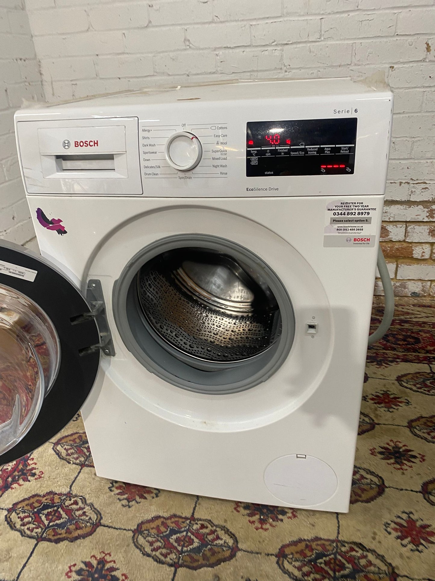 Beautiful Bosch Series 6 8KG Washing Machine For Sale