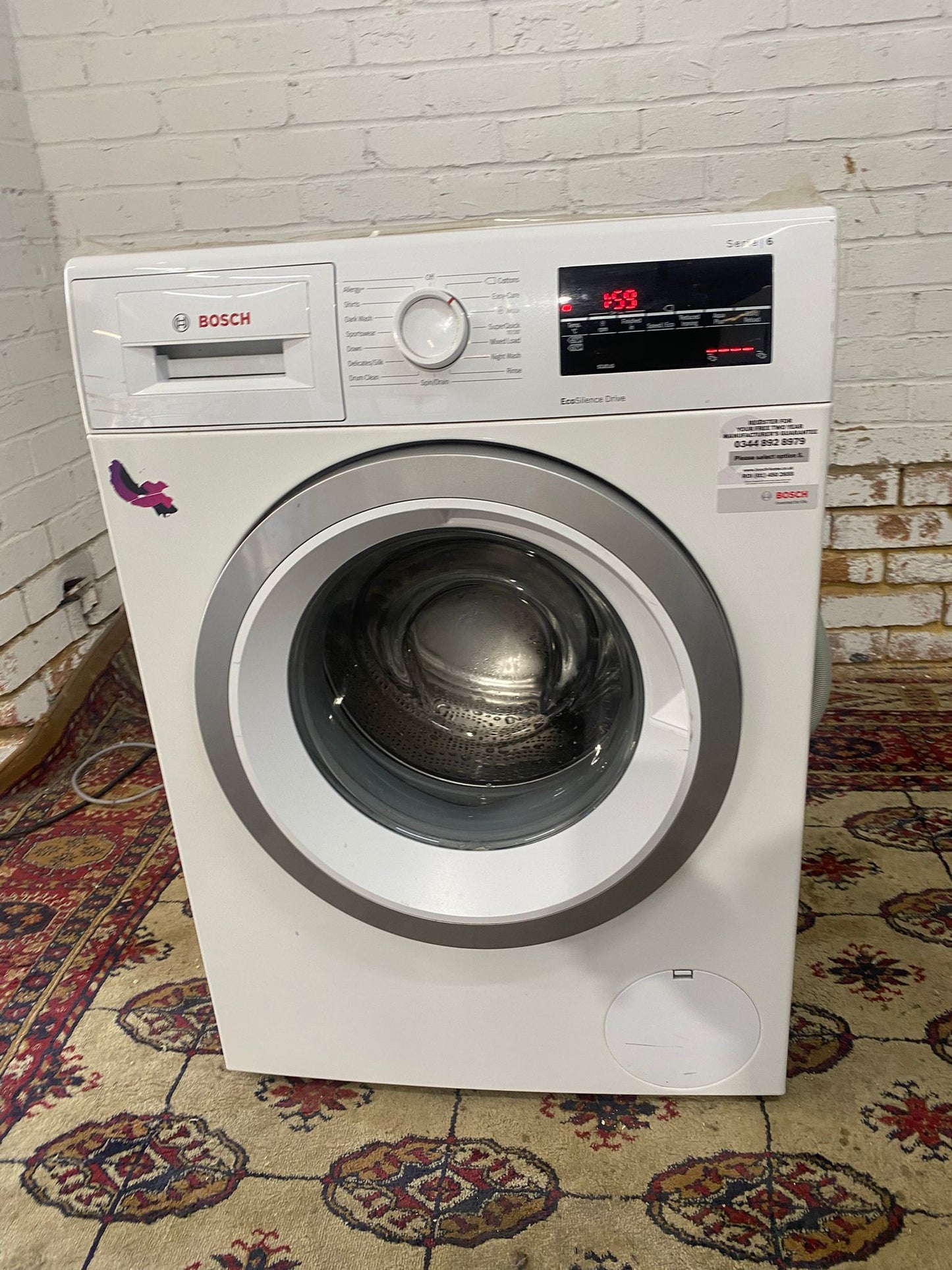 Beautiful Bosch Series 6 8KG Washing Machine For Sale
