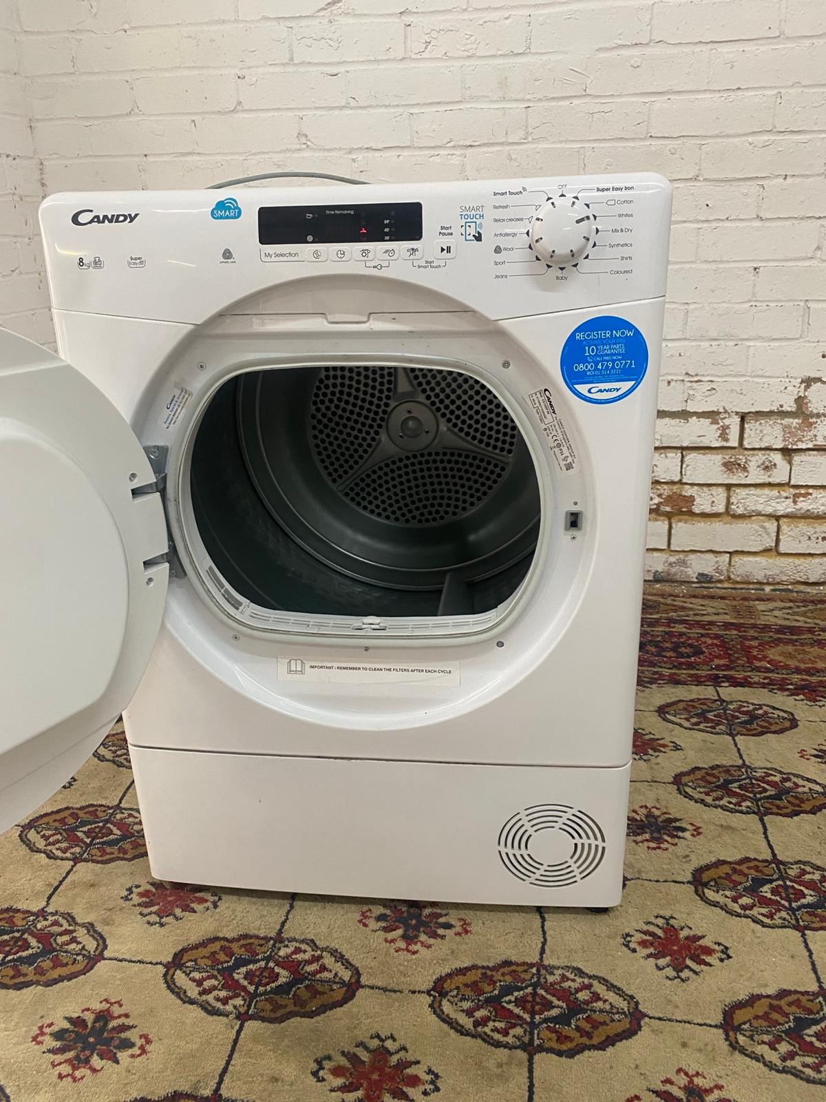 Beautiful Candy 8KG Condenser Dryer With HeatPump For Sale