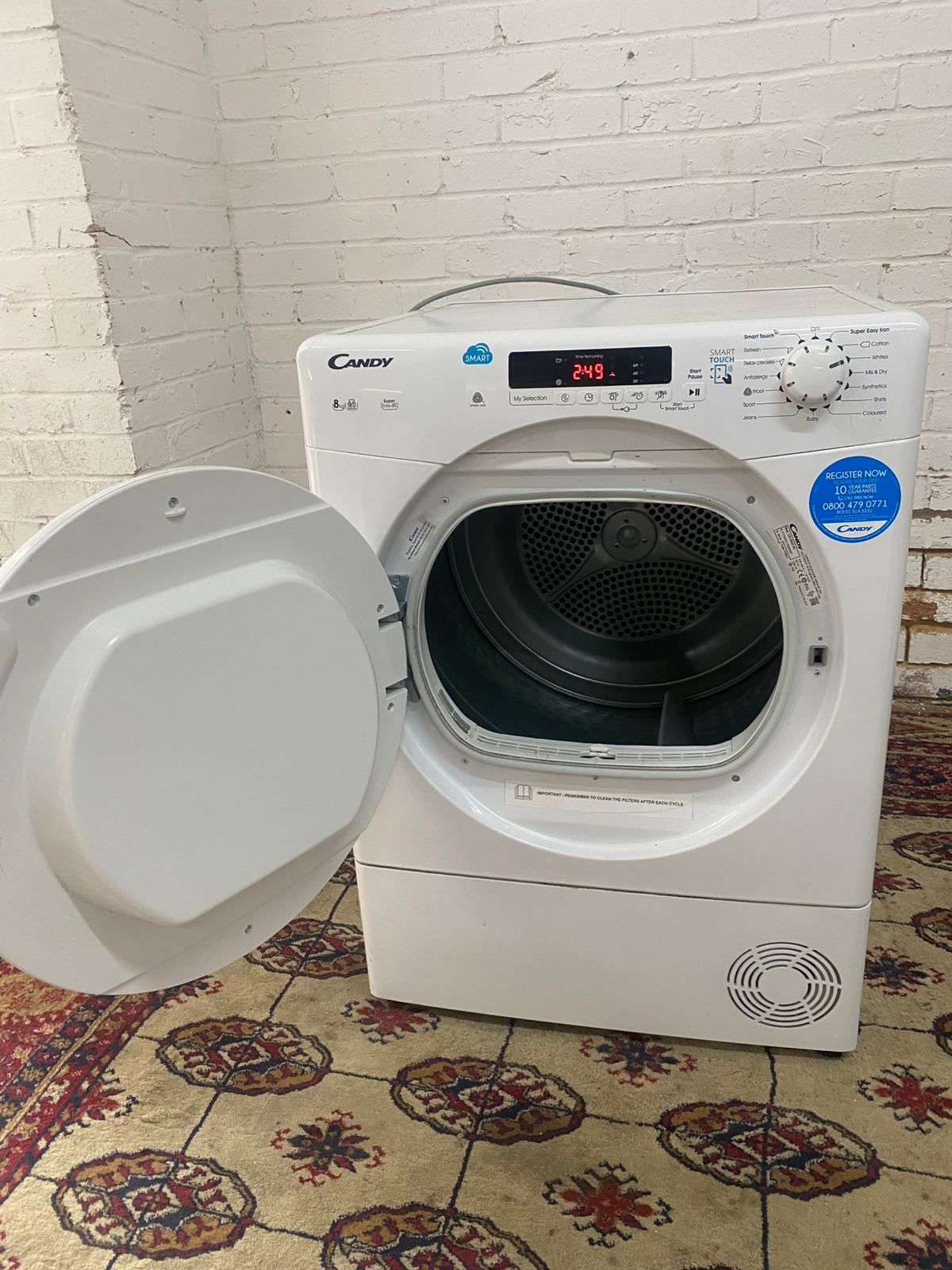 Beautiful Candy 8KG Condenser Dryer With HeatPump For Sale