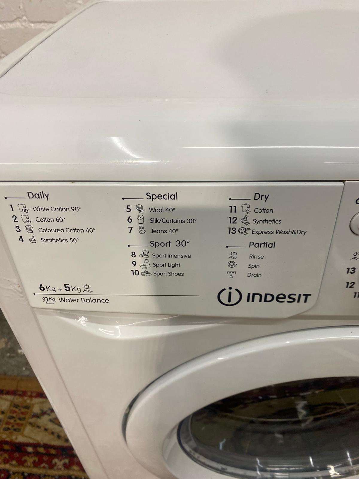 FREE DELIVERY INDESIT 6+5KG Washer Dryer For Sale