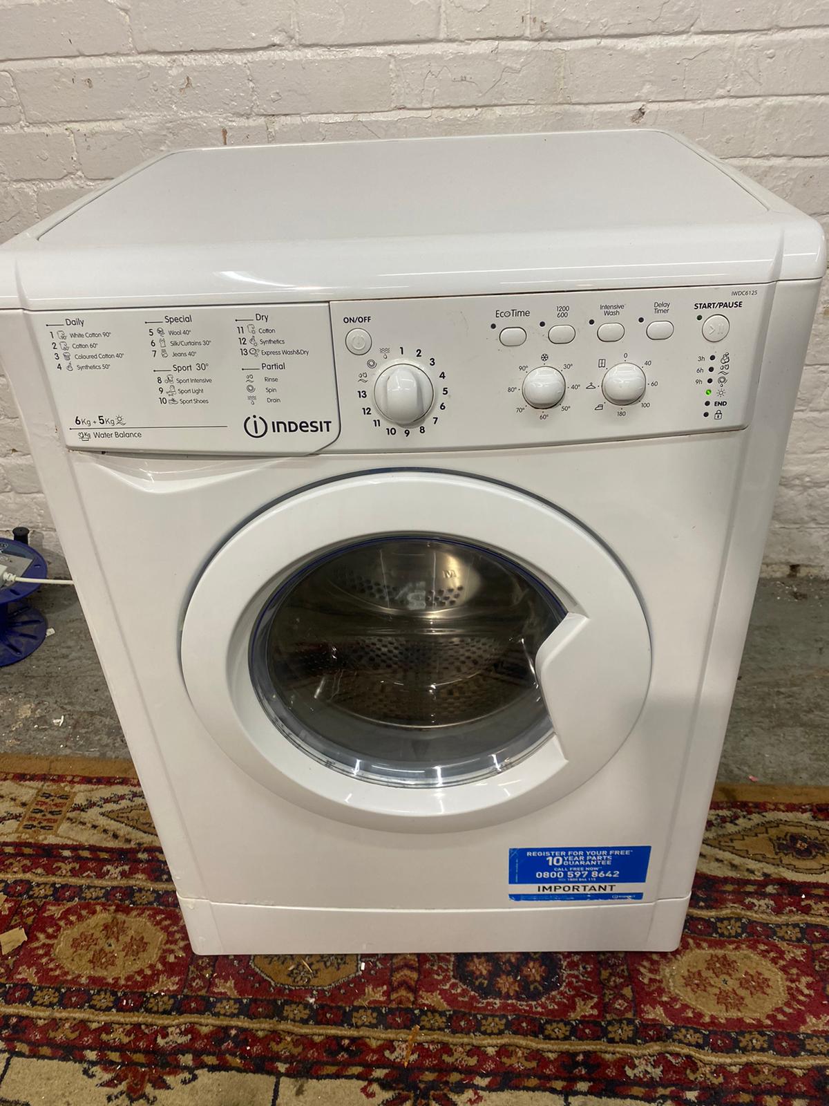 FREE DELIVERY INDESIT 6+5KG Washer Dryer For Sale