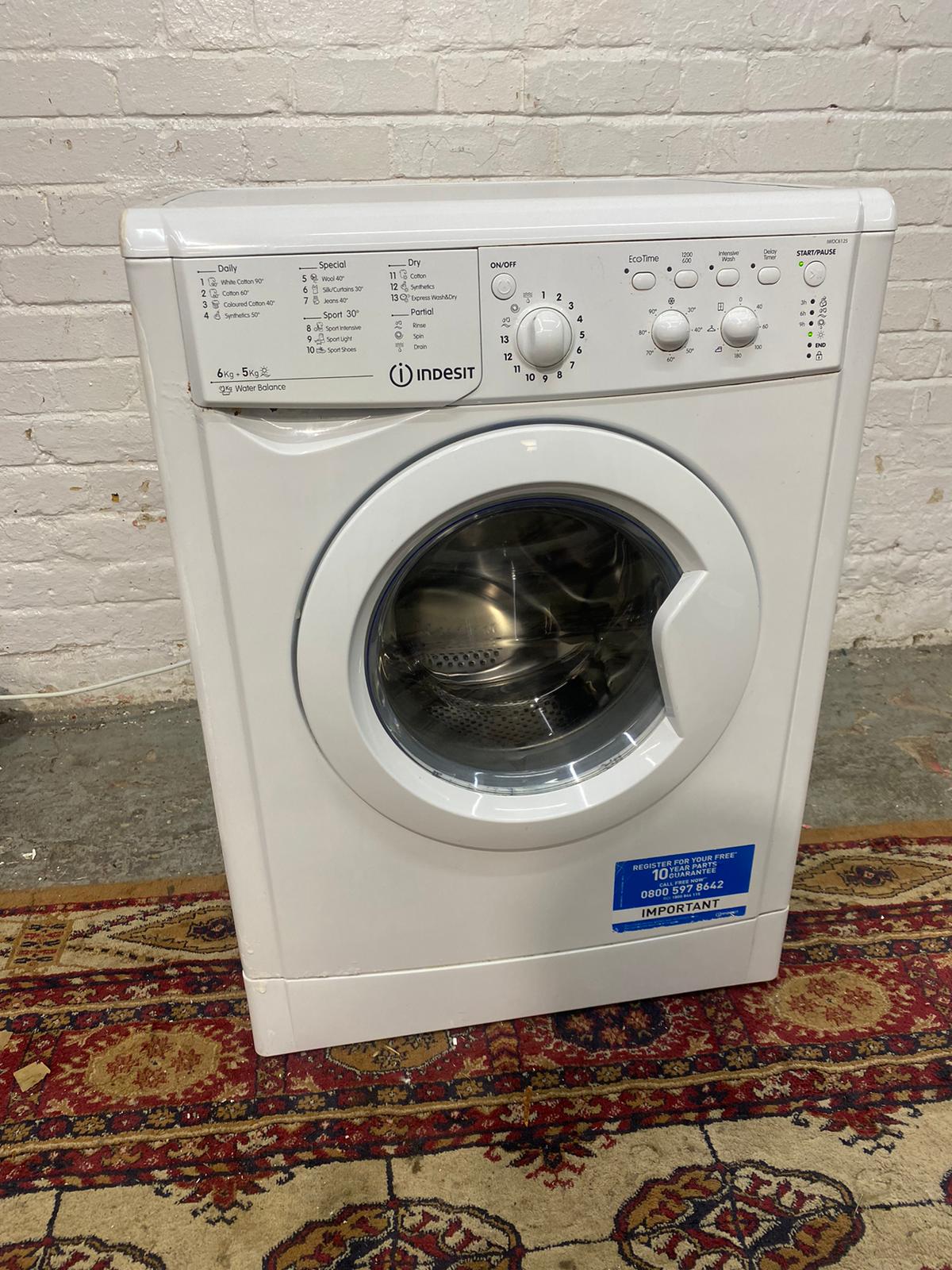FREE DELIVERY INDESIT 6+5KG Washer Dryer For Sale