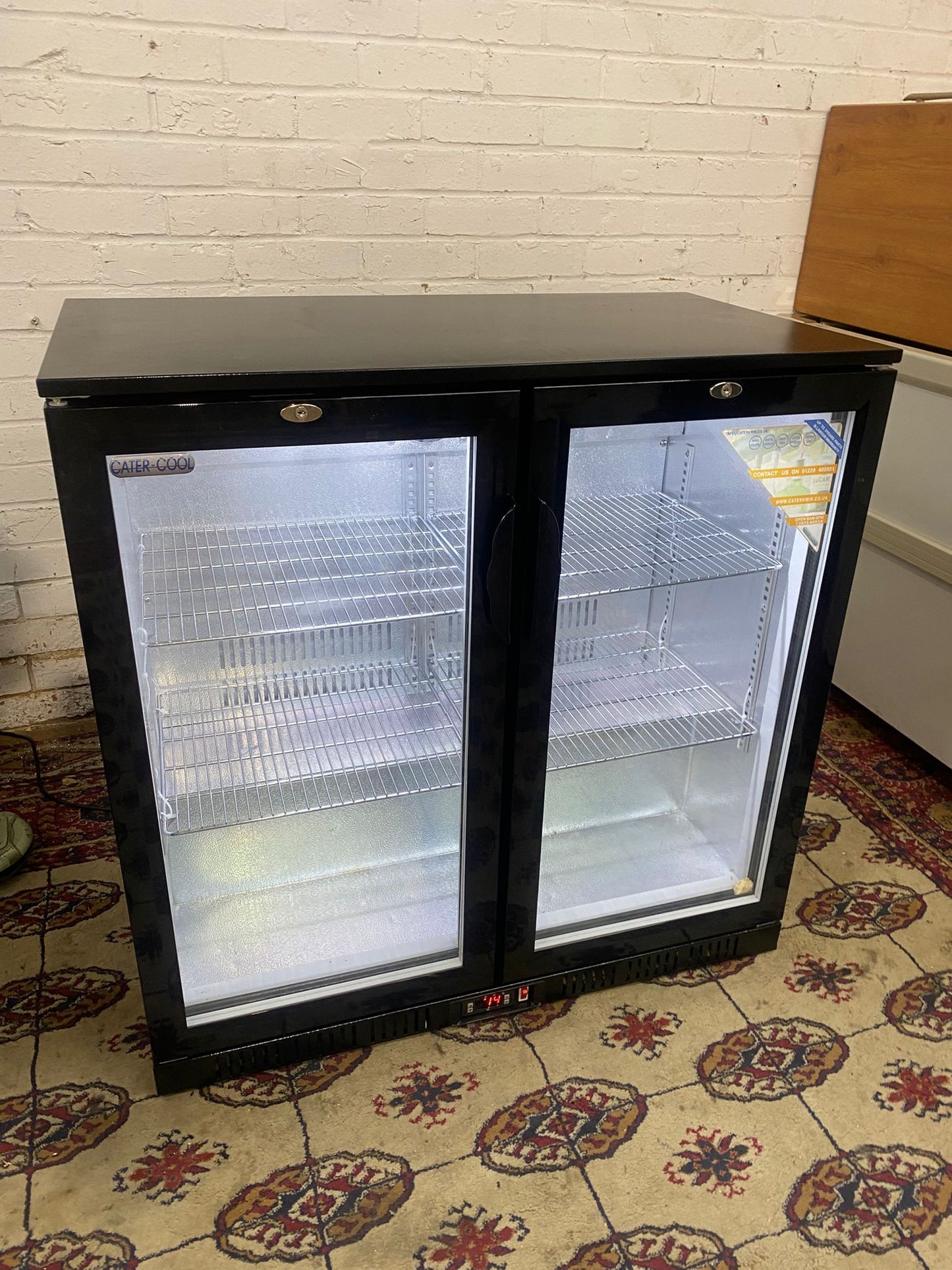 🚚Beautiful 2Doors Commercial Bar Drinks Fridge For Sale