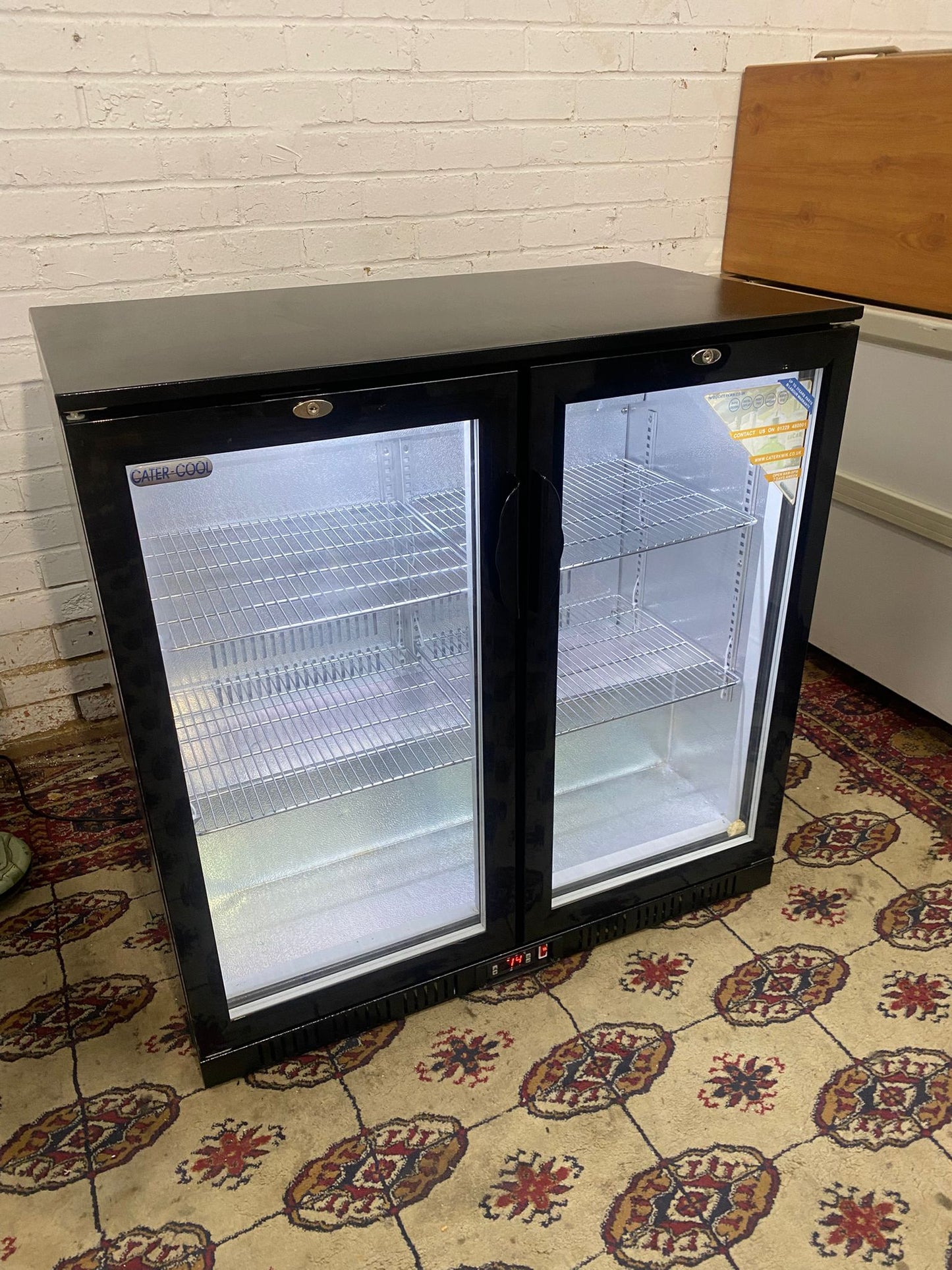 🚚Beautiful 2Doors Commercial Bar Drinks Fridge For Sale