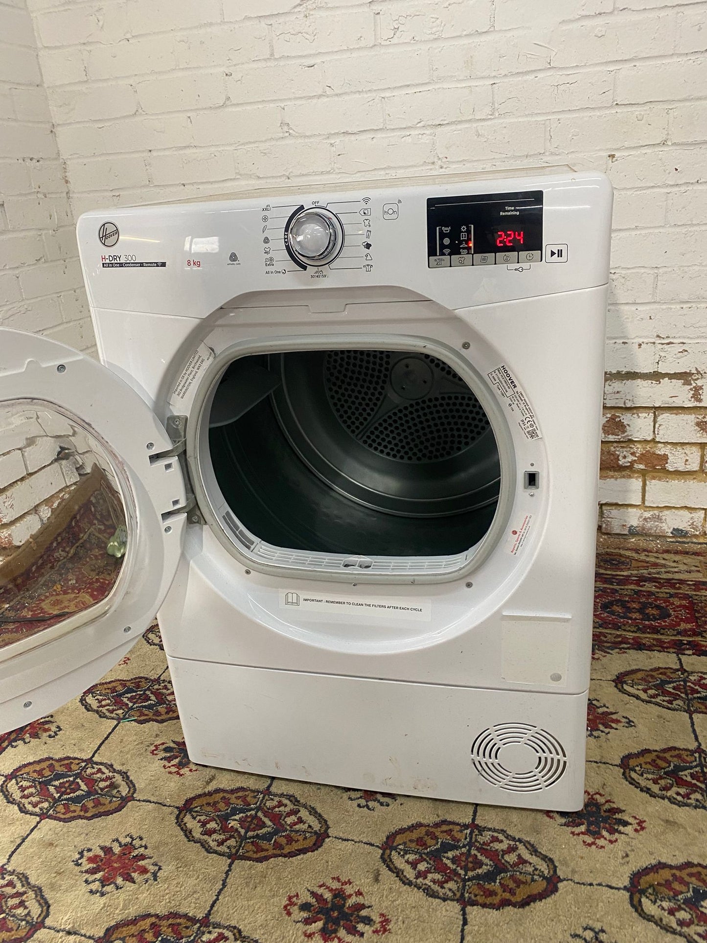 FREE DELIVERY  Hoover 8kg Condenser Dryer for sale