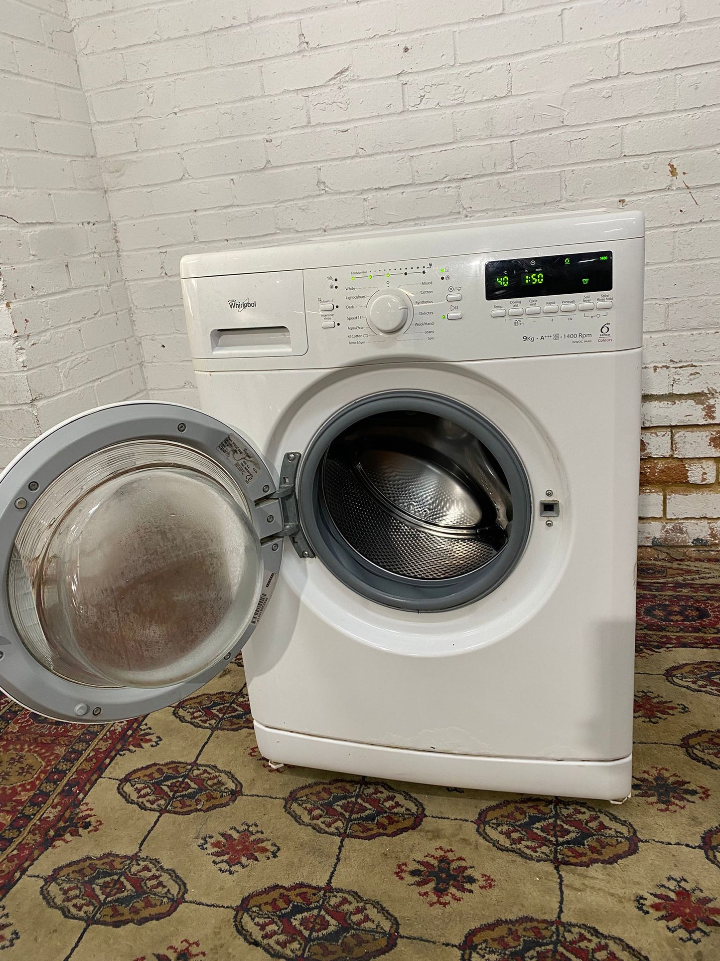 FREE DELIVERY TopBrand Whirlpool 9KG Series 6 Washing Machine For Sale