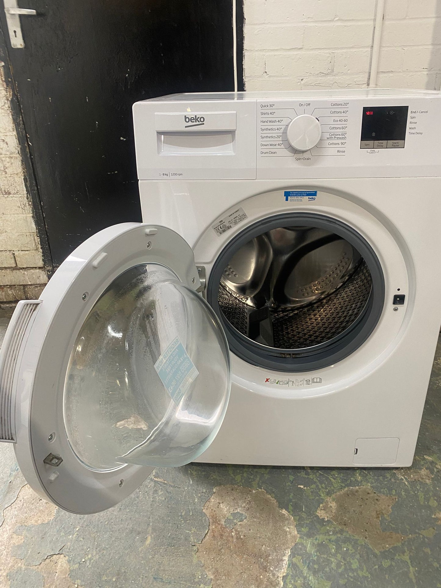 Beautiful Latest Model Beko 8KG A+ Energy Washing Machine For Sale