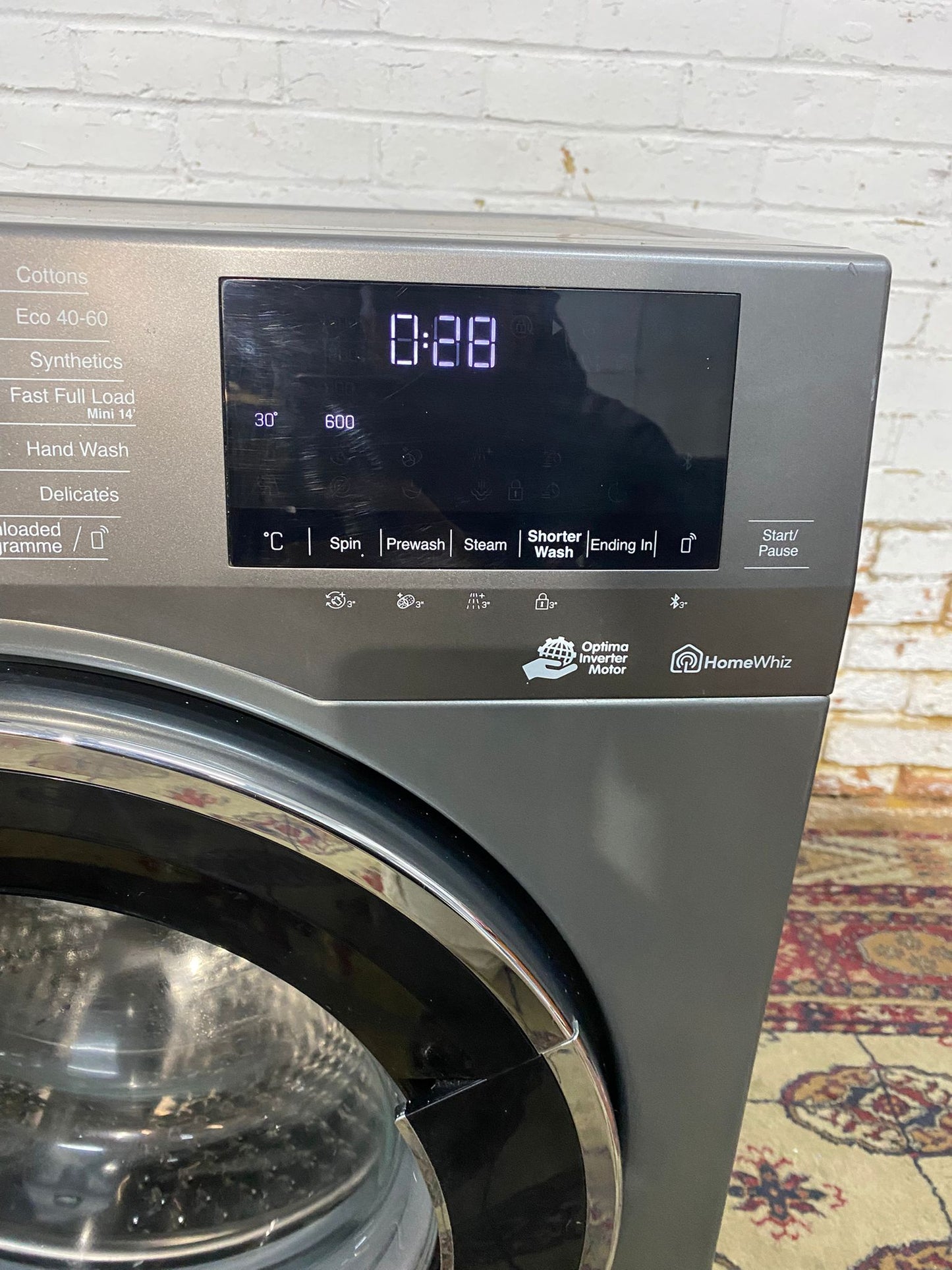 🚚FREE DELIVERY Beautiful Blomberg Mettalic Silver Grey 8KG Washing Machine For Sale