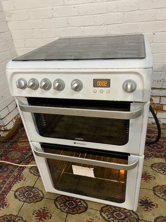 🚚FREE DELIVERY HotPoint 60CM White Gas Cooker With Oven/Grill For Sale (video available)