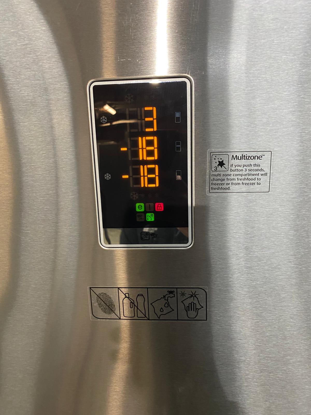 🚚FREE DELIVERY Beautiful Beko 75CM Wide Stainless Steel Water Dispenser 3Doors Fridge Freezer For Sale