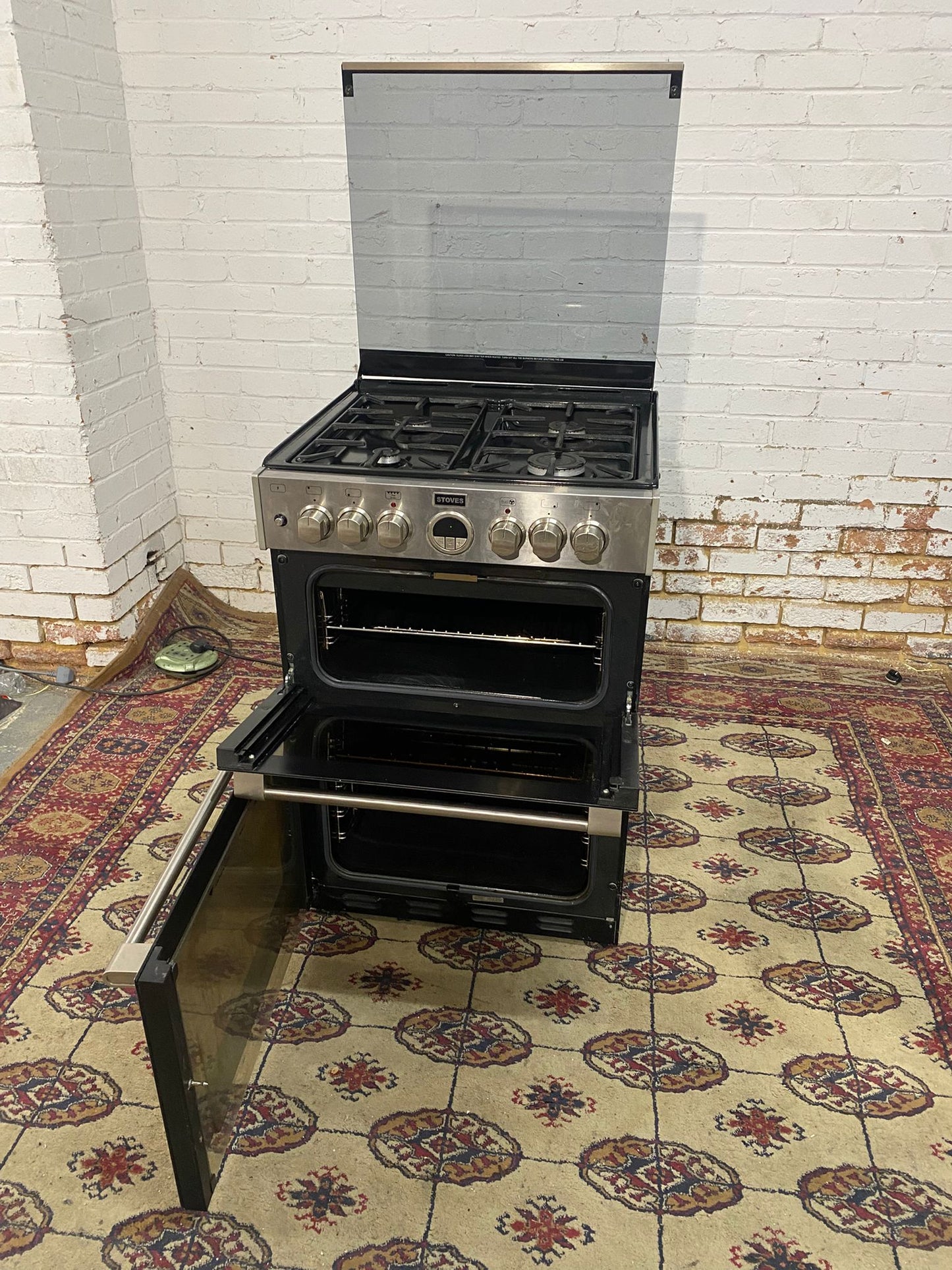 STOVES 60CM Stainless Steel Gas Cooker For Sale