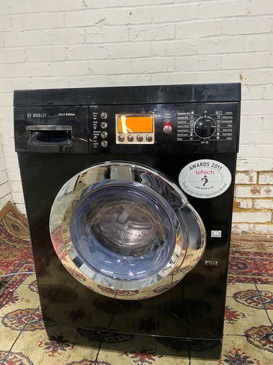 🚚FREE DELIVERY Beautiful Bosch Black Washer Dryer Combo For Sale