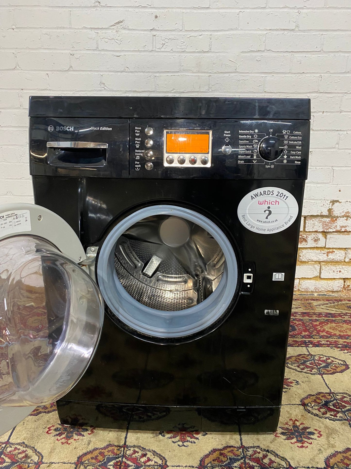 🚚FREE DELIVERY Beautiful Bosch Black Washer Dryer Combo For Sale