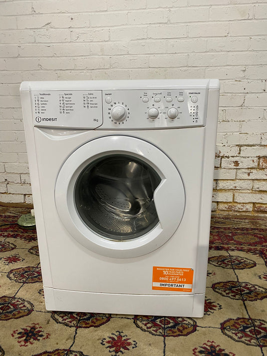 🚚Beautiful Latest Model Indesit 8KG A+ Energy Washing Machine For Sale