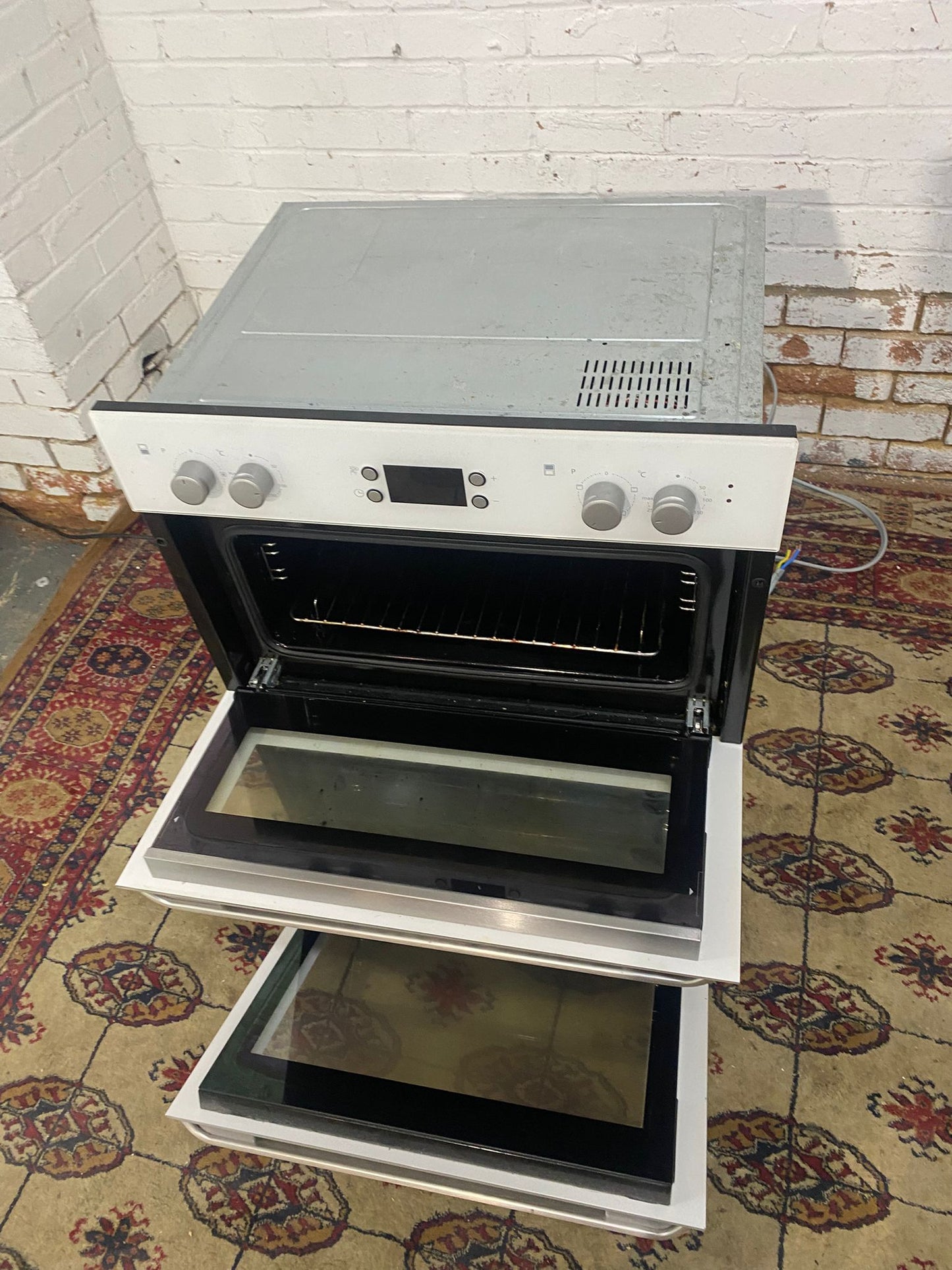 FREE DELIVERY Beautiful Glass Beko Integrated Double Oven/Grill For Sale