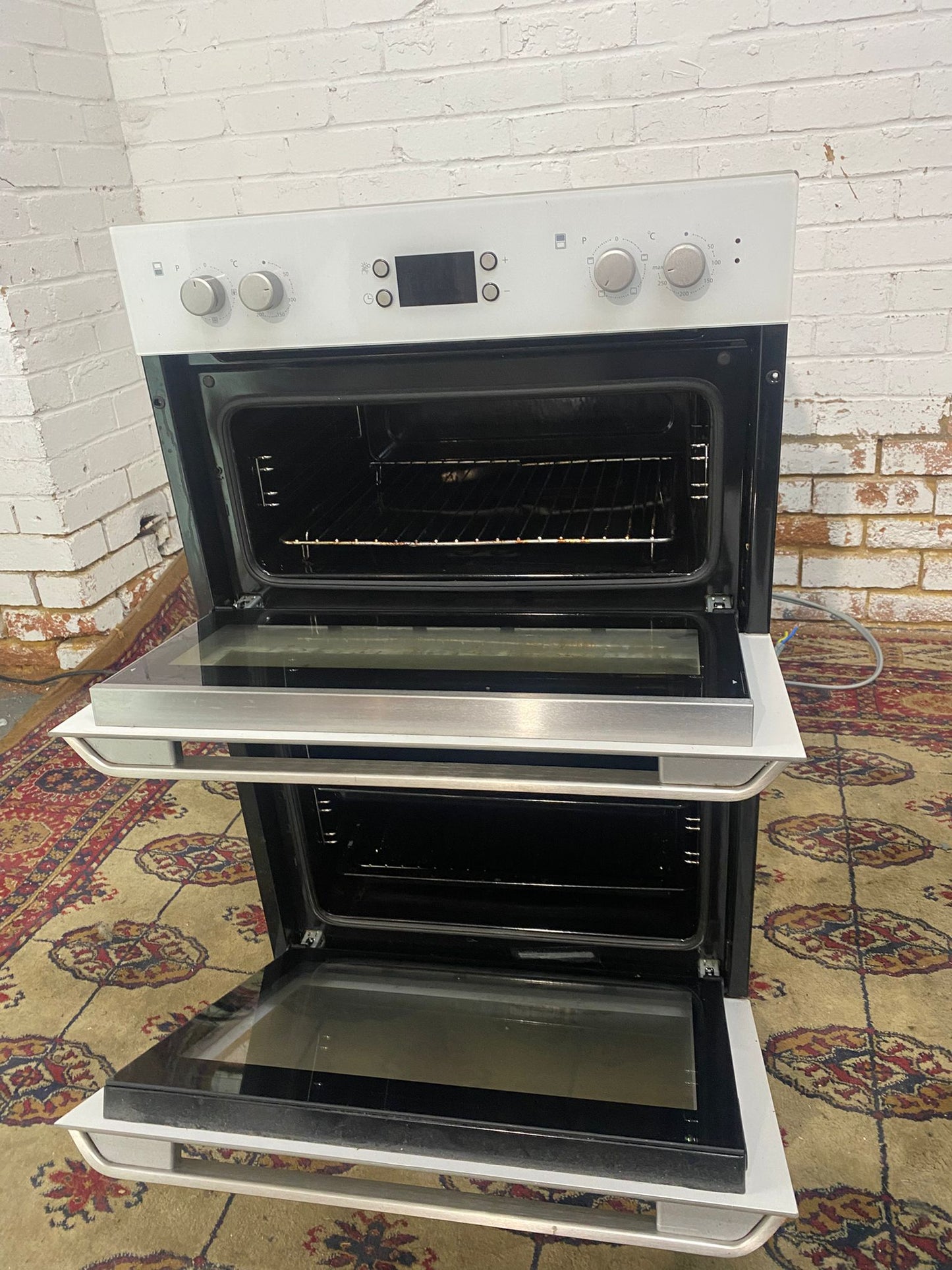 FREE DELIVERY Beautiful Glass Beko Integrated Double Oven/Grill For Sale