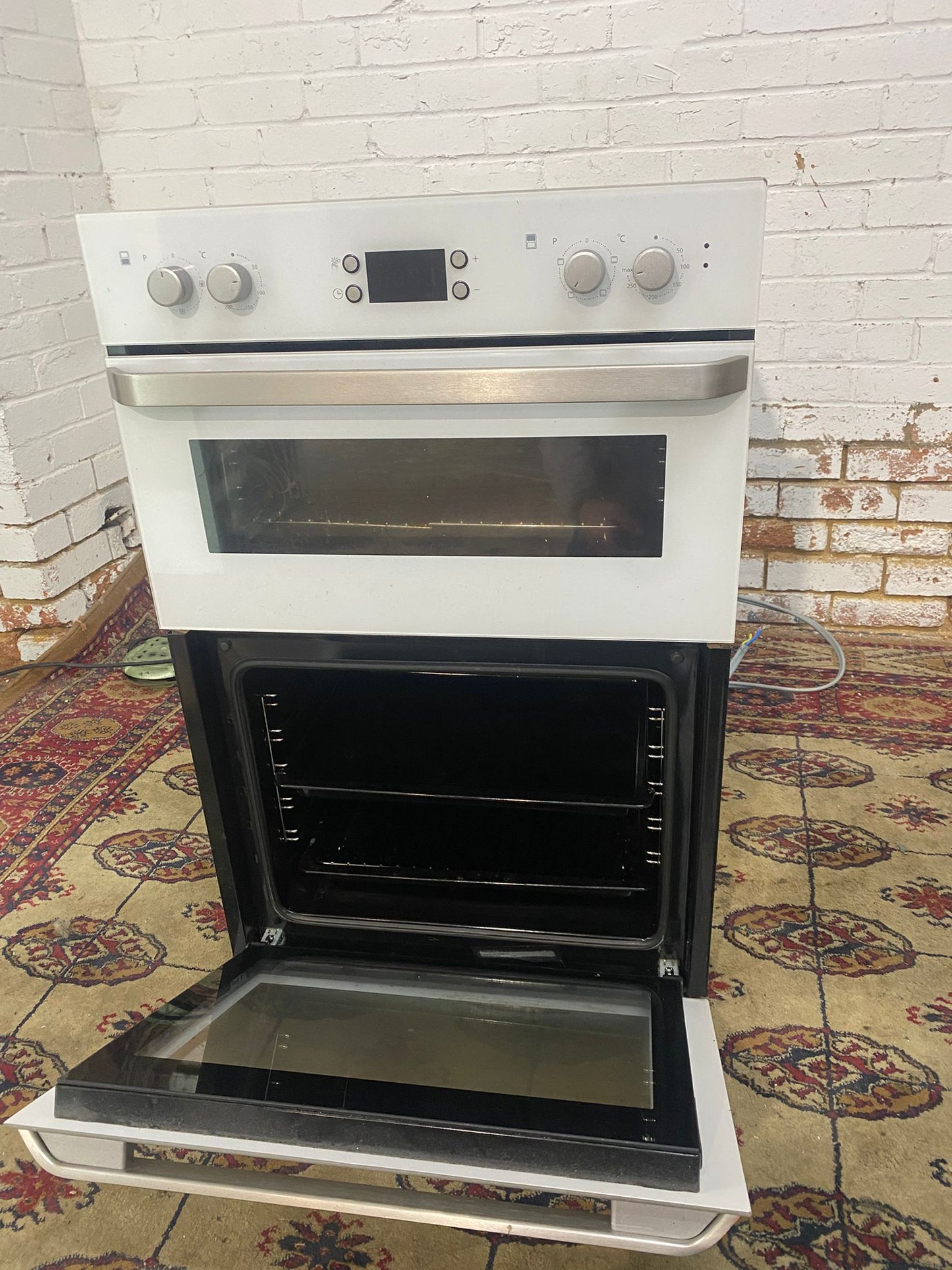 FREE DELIVERY Beautiful Glass Beko Integrated Double Oven/Grill For Sale
