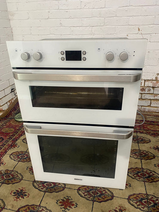 FREE DELIVERY Beautiful Glass Beko Integrated Double Oven/Grill For Sale