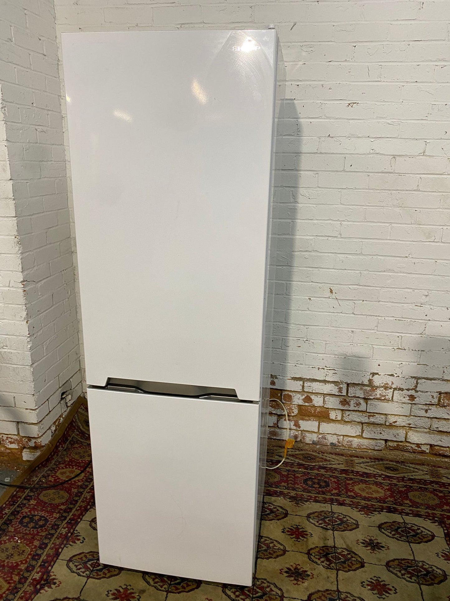 FREE DELIVERY Beautiful 185CM Tall Sharp White Fridge Freezer For Sale