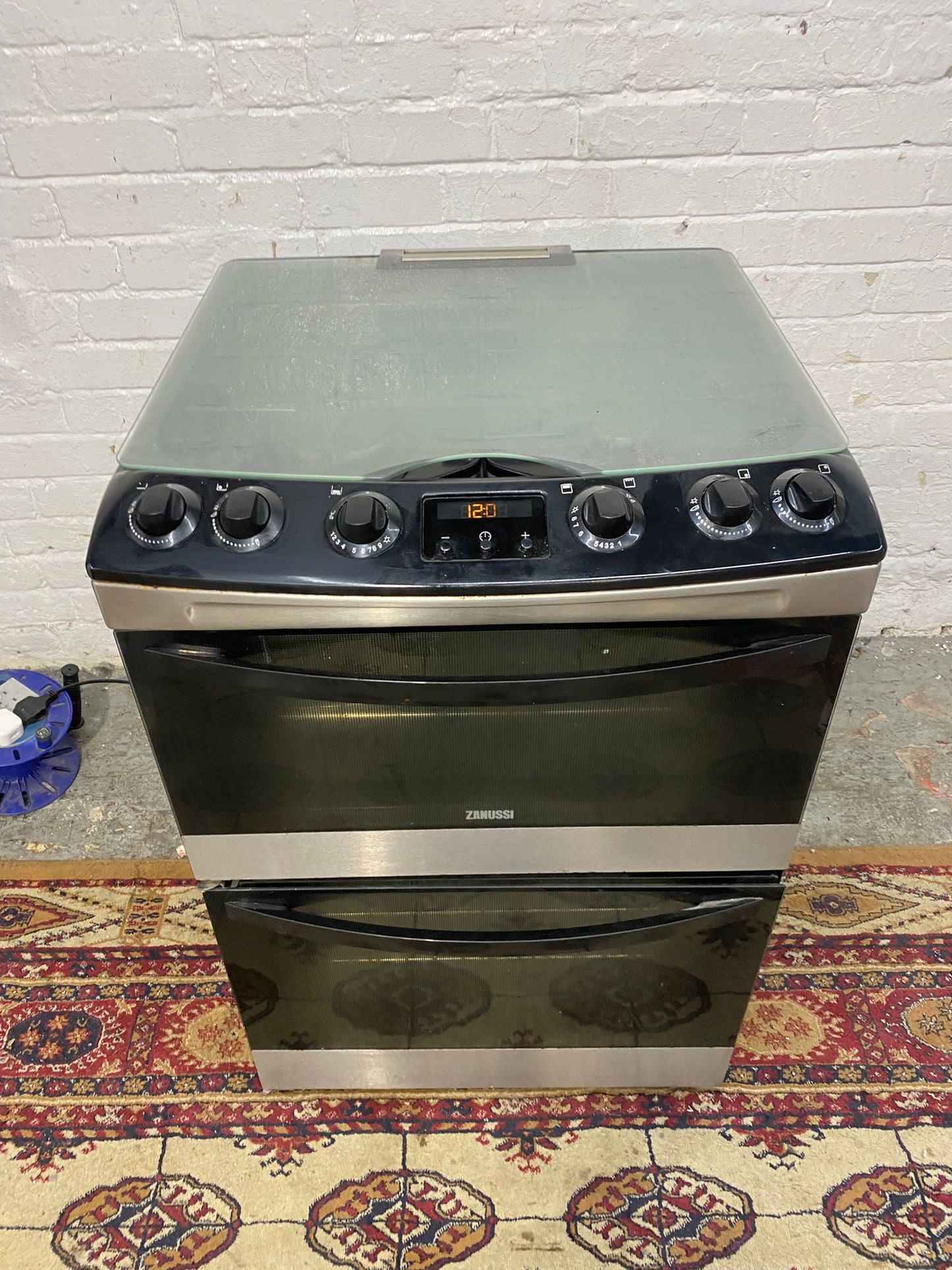 FREE DELIVERY Beautiful Black Zanussi 60CM Gas Cooker With Dual Oven/Grill For Sale