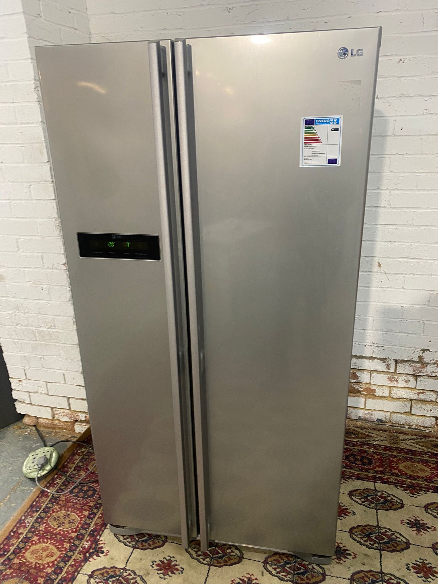 🚚Top Brand LG Non Plumb American Stainless Steel Double Door Fridge Freezer For Sale