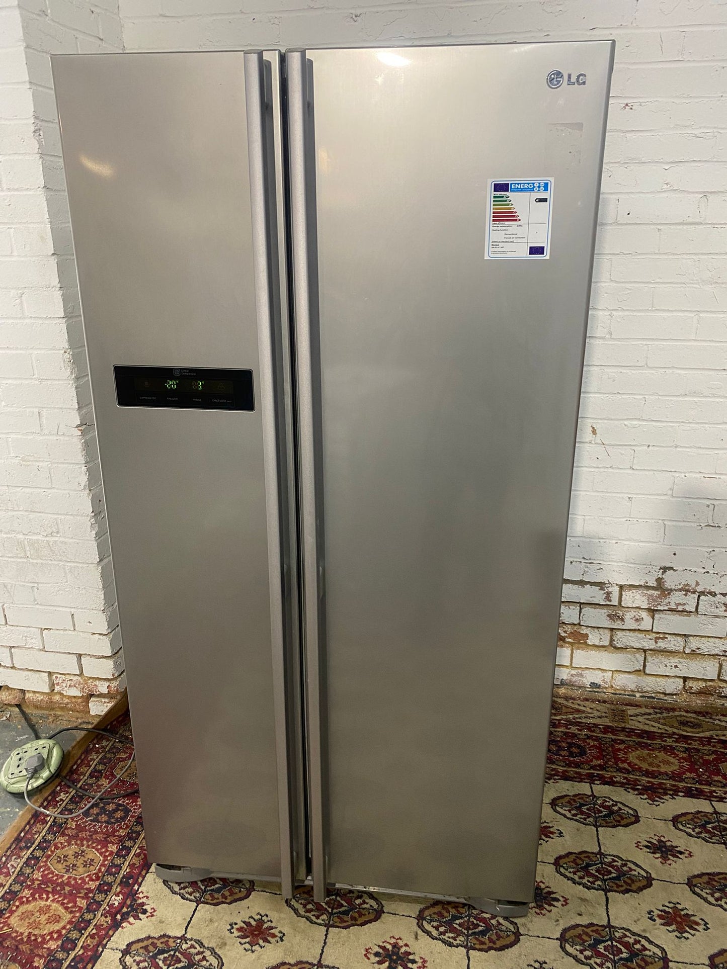🚚Top Brand LG Non Plumb American Stainless Steel Double Door Fridge Freezer For Sale