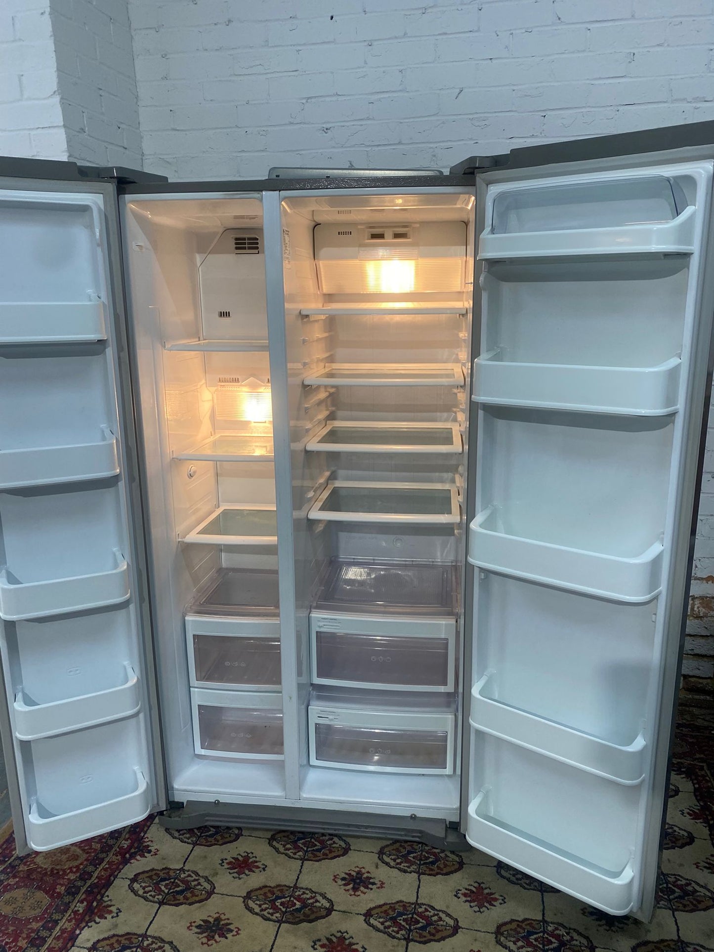 🚚Top Brand LG Non Plumb American Stainless Steel Double Door Fridge Freezer For Sale