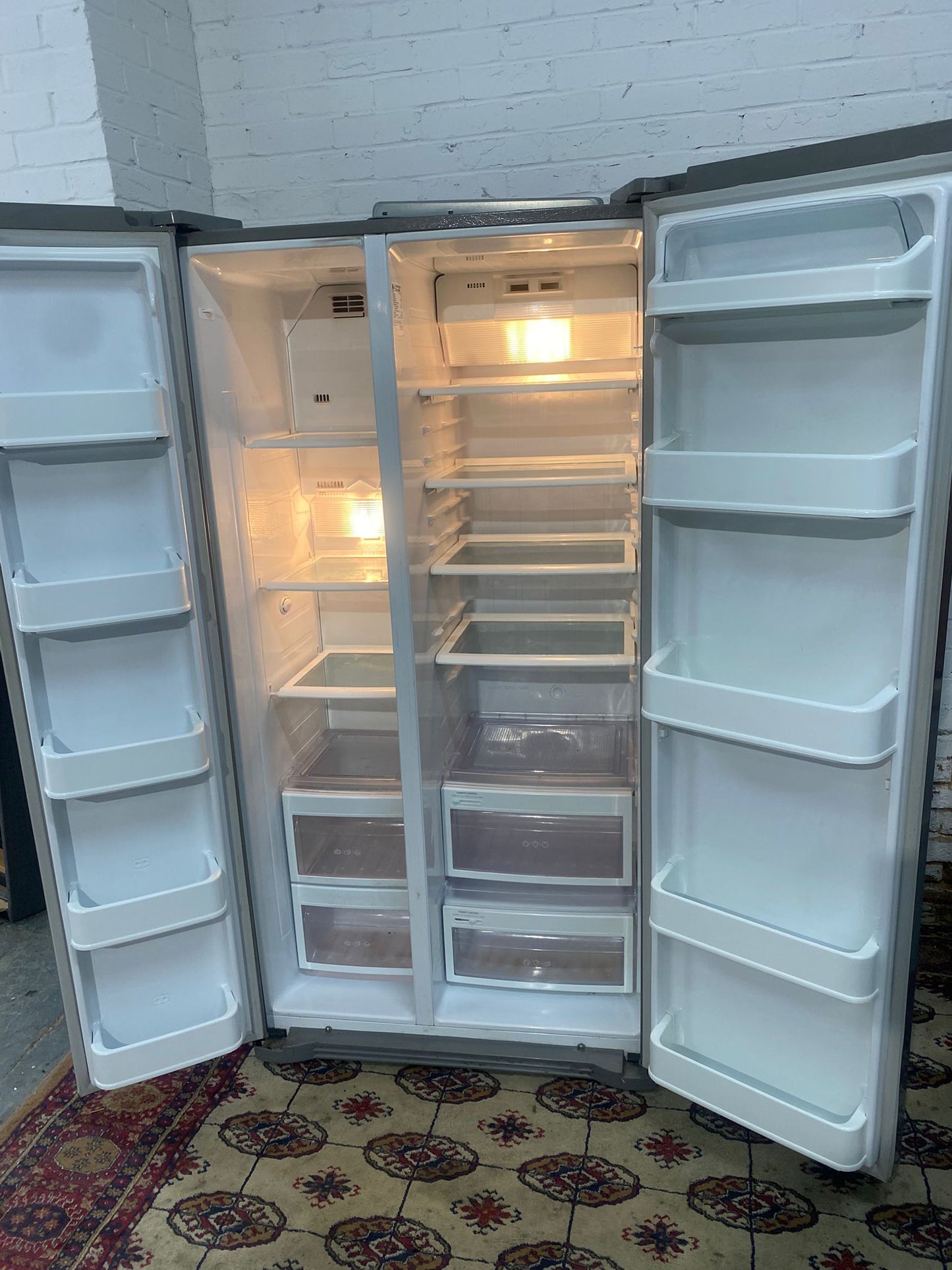 🚚Top Brand LG Non Plumb American Stainless Steel Double Door Fridge Freezer For Sale