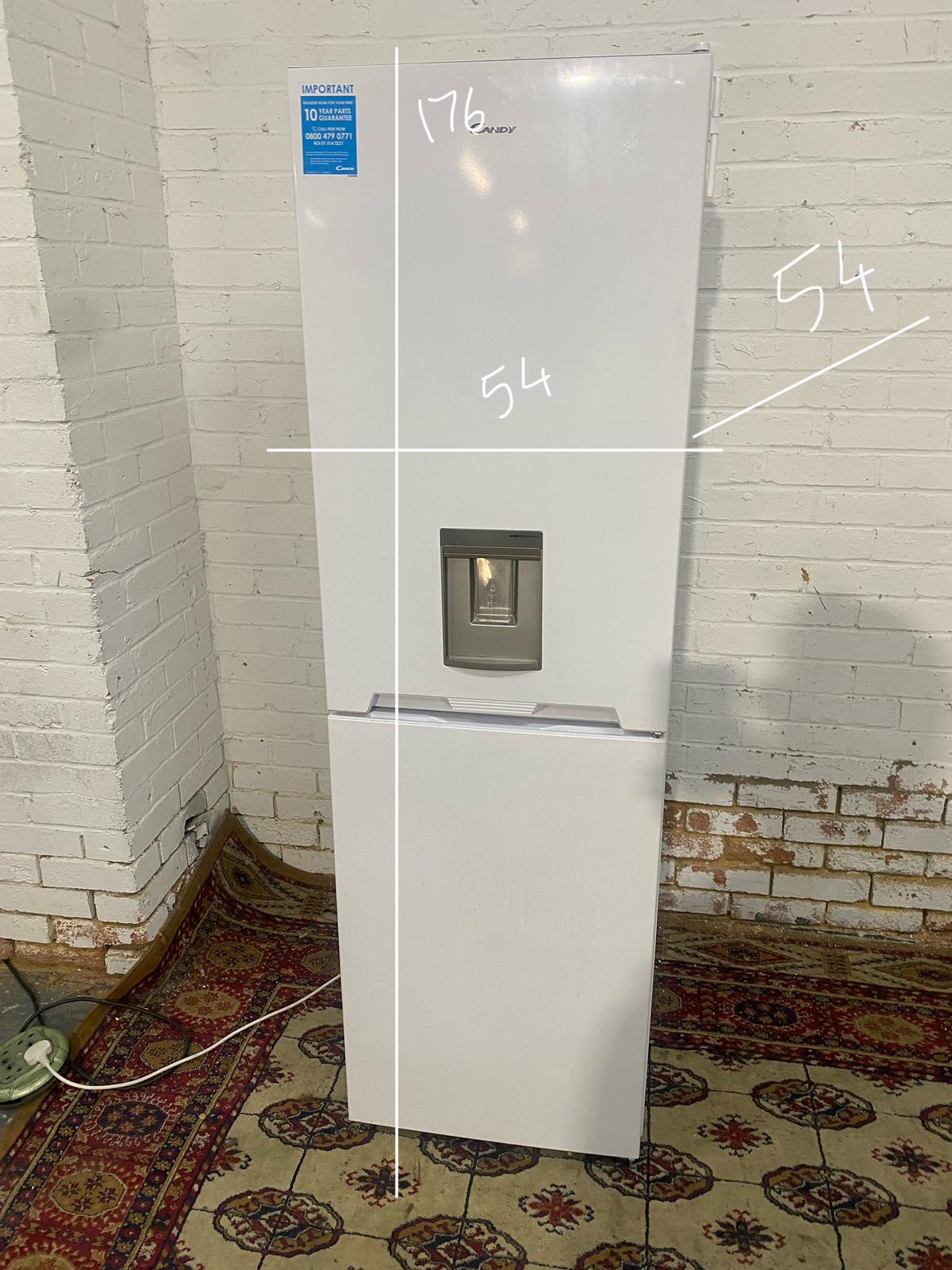 🚚Tall Candy Fridge Freezer With Water Dispenser Frost Free Fridge Freezer For Sale