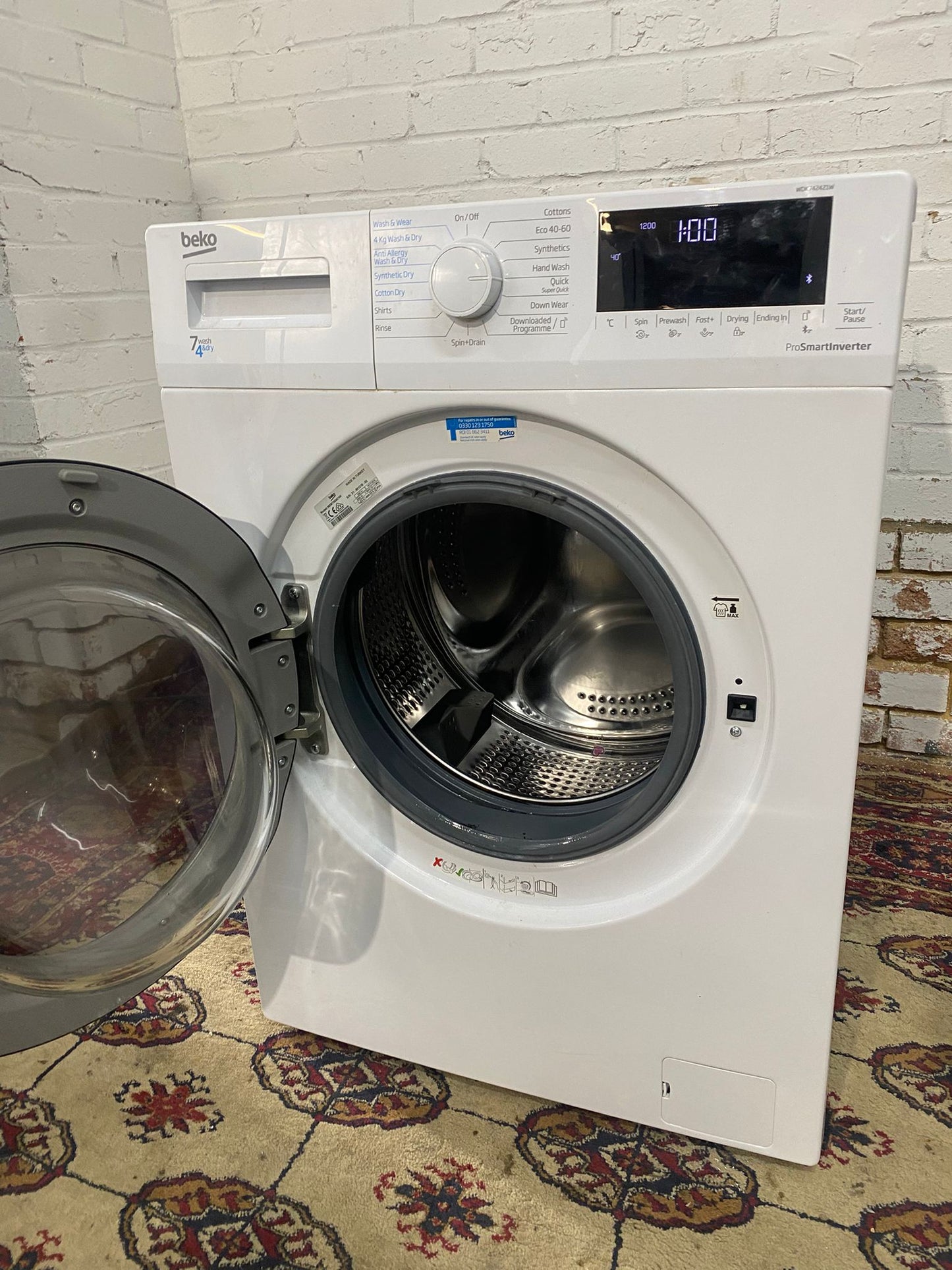 🚚FREE DELIVERY Beautiful Beko 7+4KG Washer Dryer For Sale