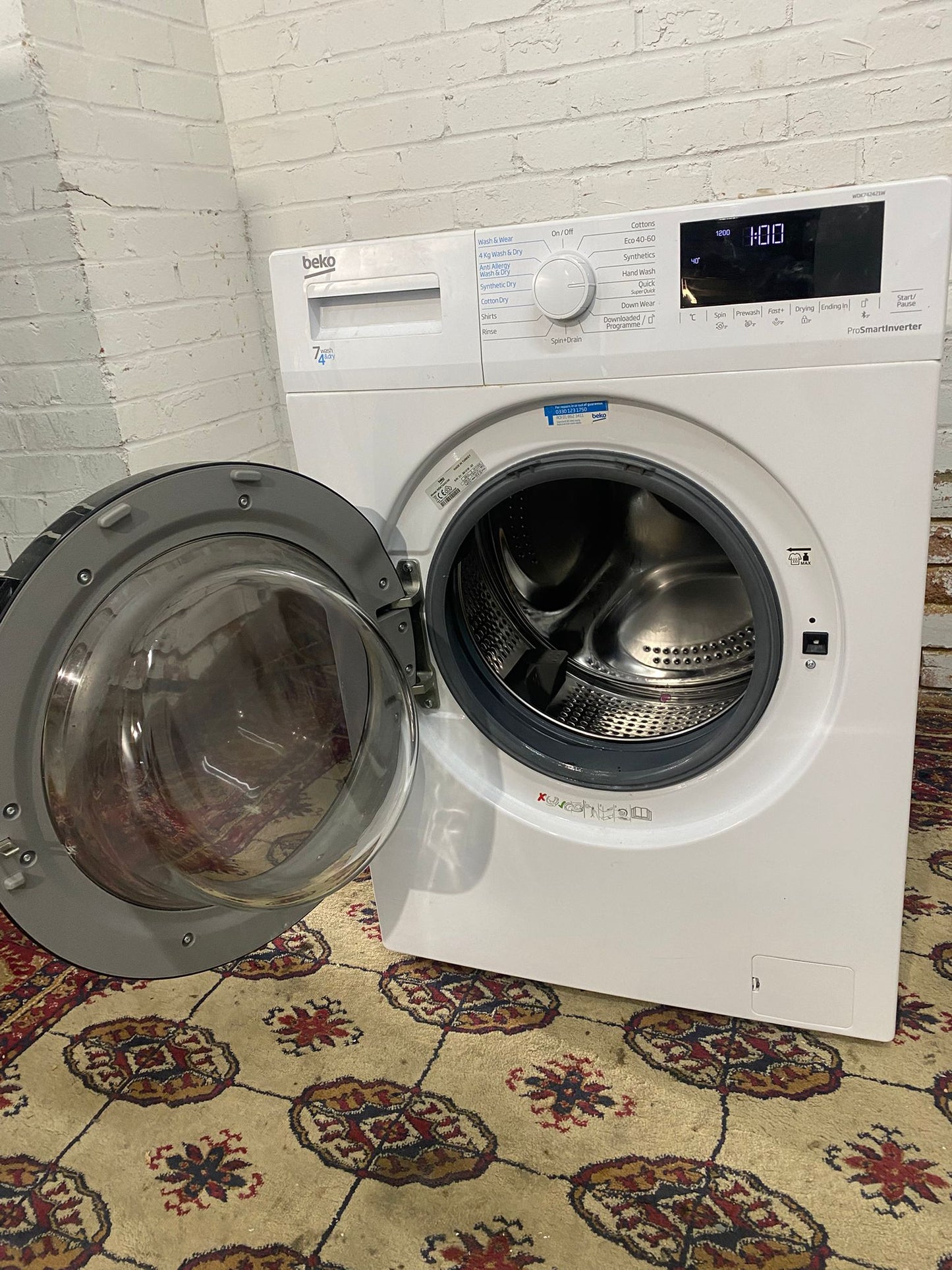 🚚FREE DELIVERY Beautiful Beko 7+4KG Washer Dryer For Sale