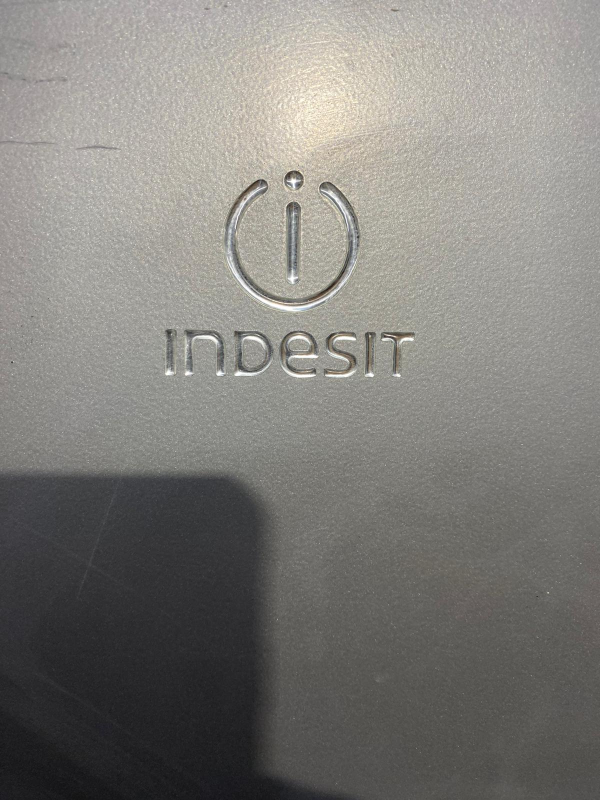 Tall Grey Indesit Standing Freezer For Sale