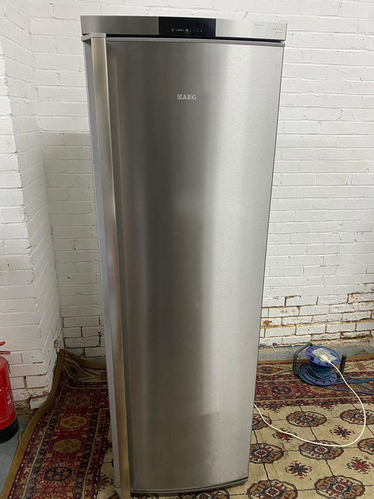 LFREE DELIVERY Beautiful AEG Stainless Standing Freezer For Sale