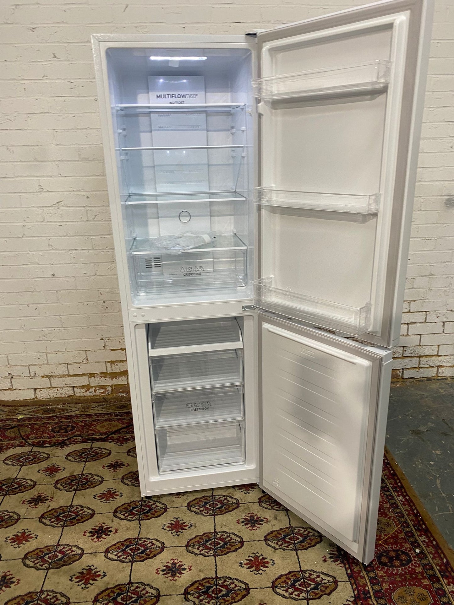 TopBrand Fridge Master White Frost Free Fridge Freezer For Sale
