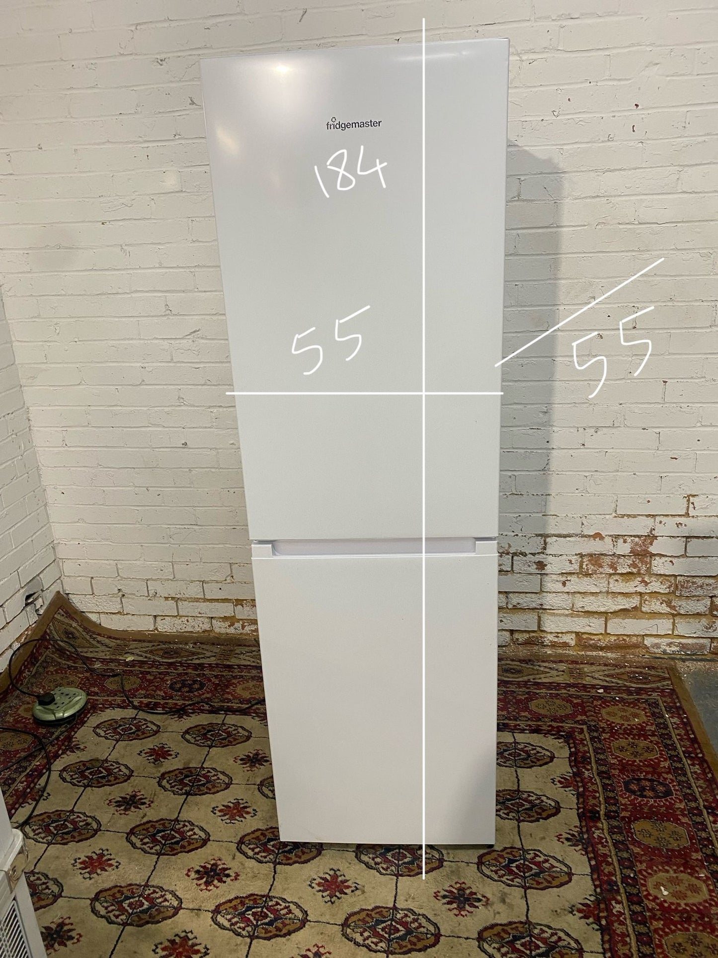 TopBrand Fridge Master White Frost Free Fridge Freezer For Sale