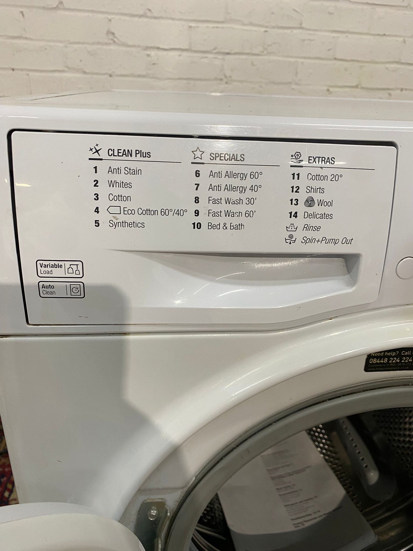 FREE DELIVERY Beautiful 9Kg HotPoint Large Drum In White Washing Machine For Sale