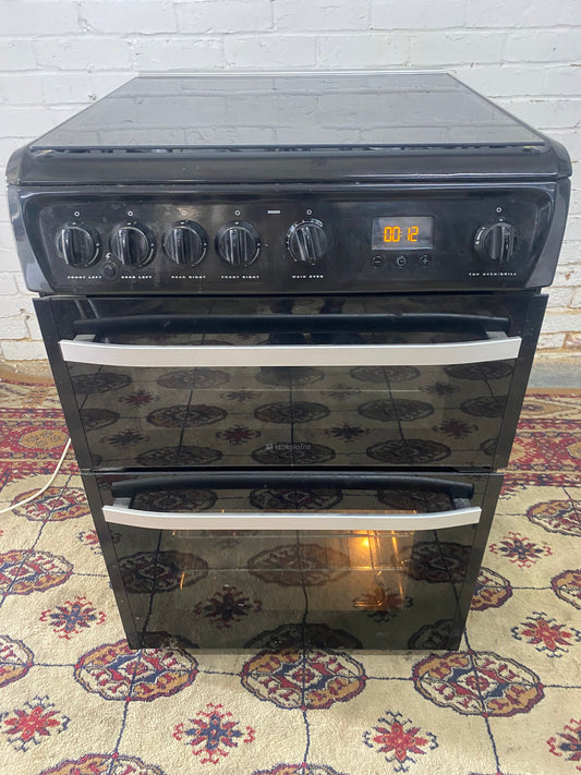 🚚HotPoint Black 60CM Gas Cooker With Oven/Grill For Sale