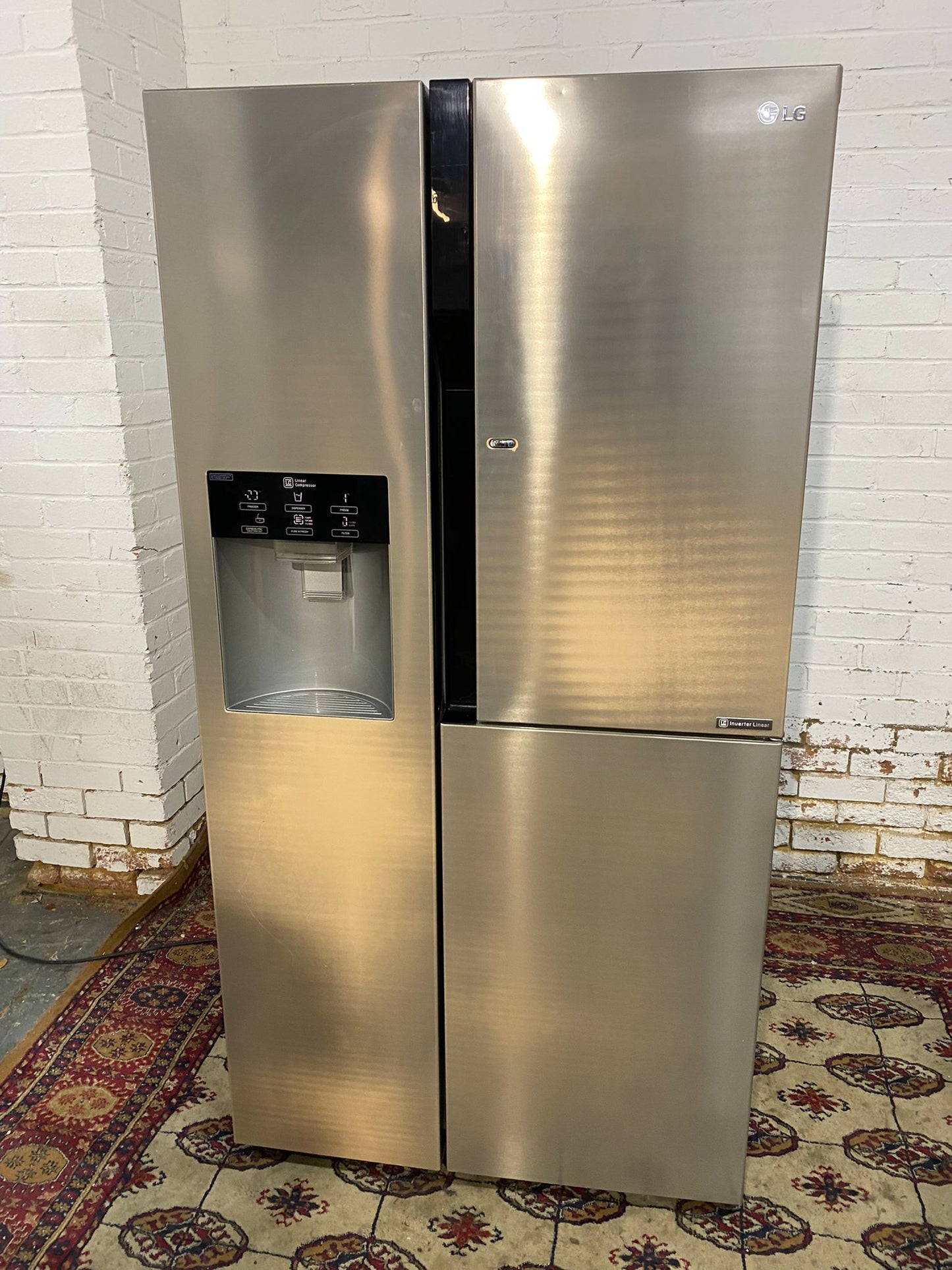 🚚LG Triple Door 90CM Wide Frost Free Plumb In American Fridge Freezer For Sale