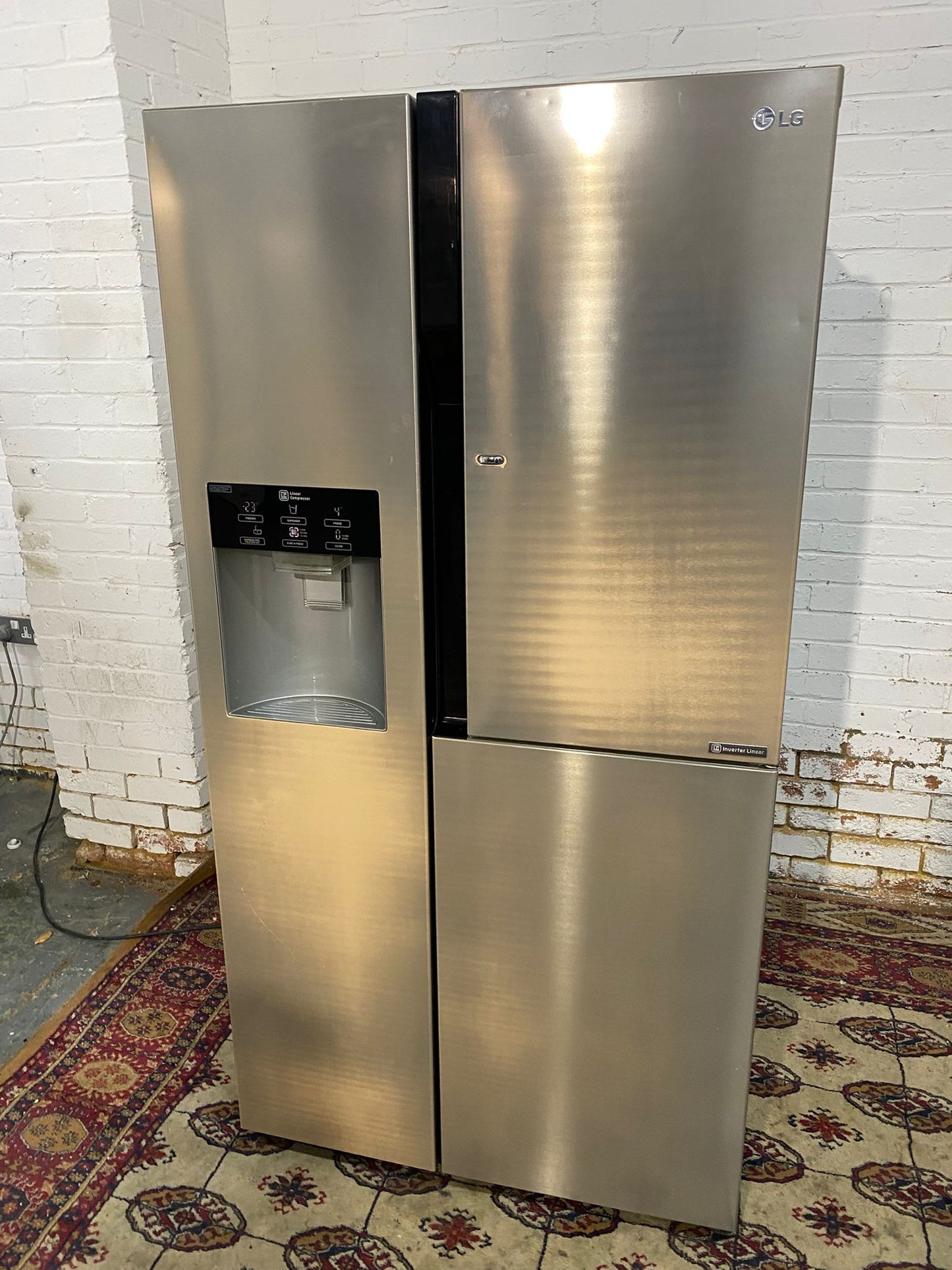 🚚LG Triple Door 90CM Wide Frost Free Plumb In American Fridge Freezer For Sale