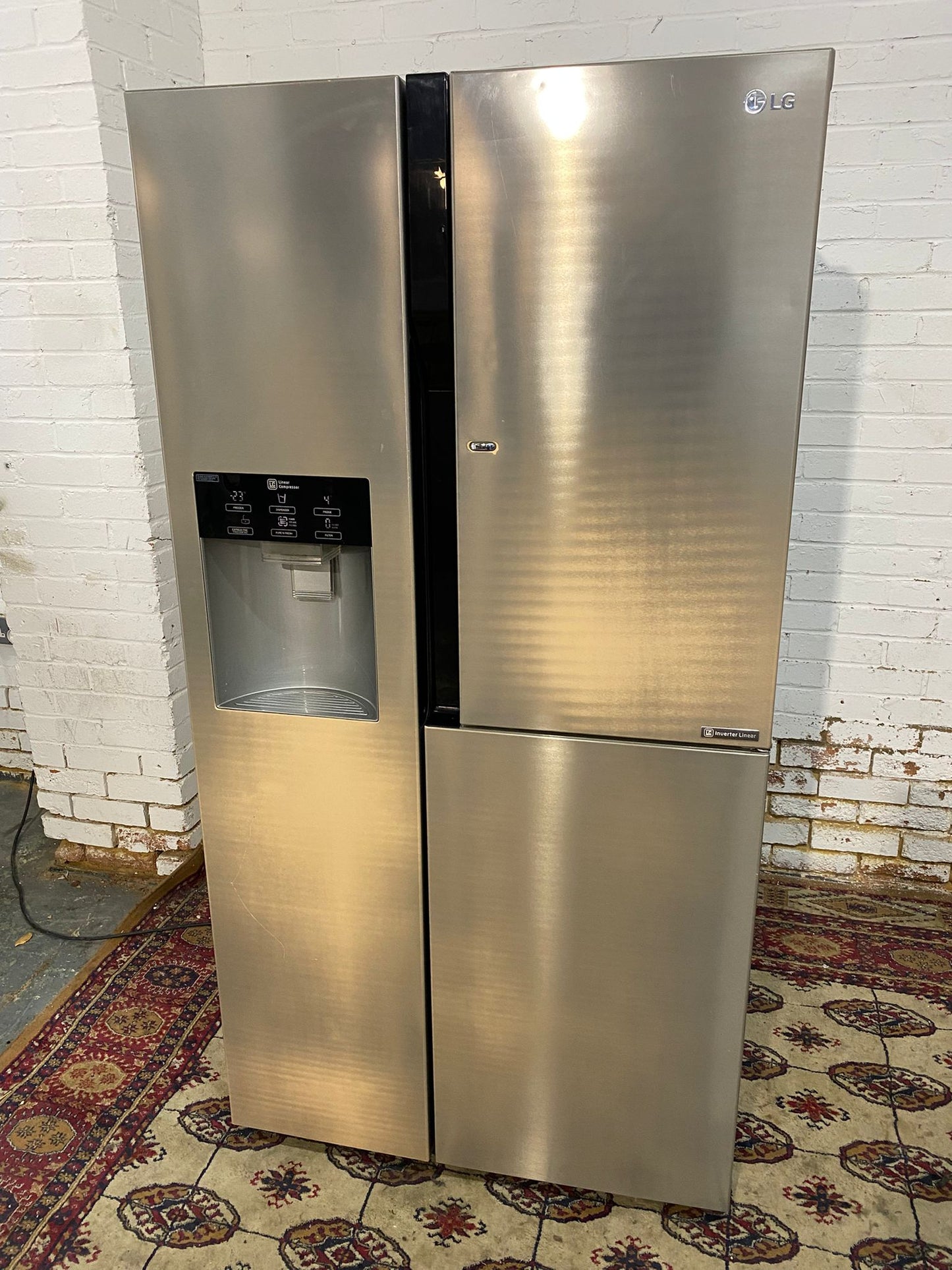 🚚LG Triple Door 90CM Wide Frost Free Plumb In American Fridge Freezer For Sale